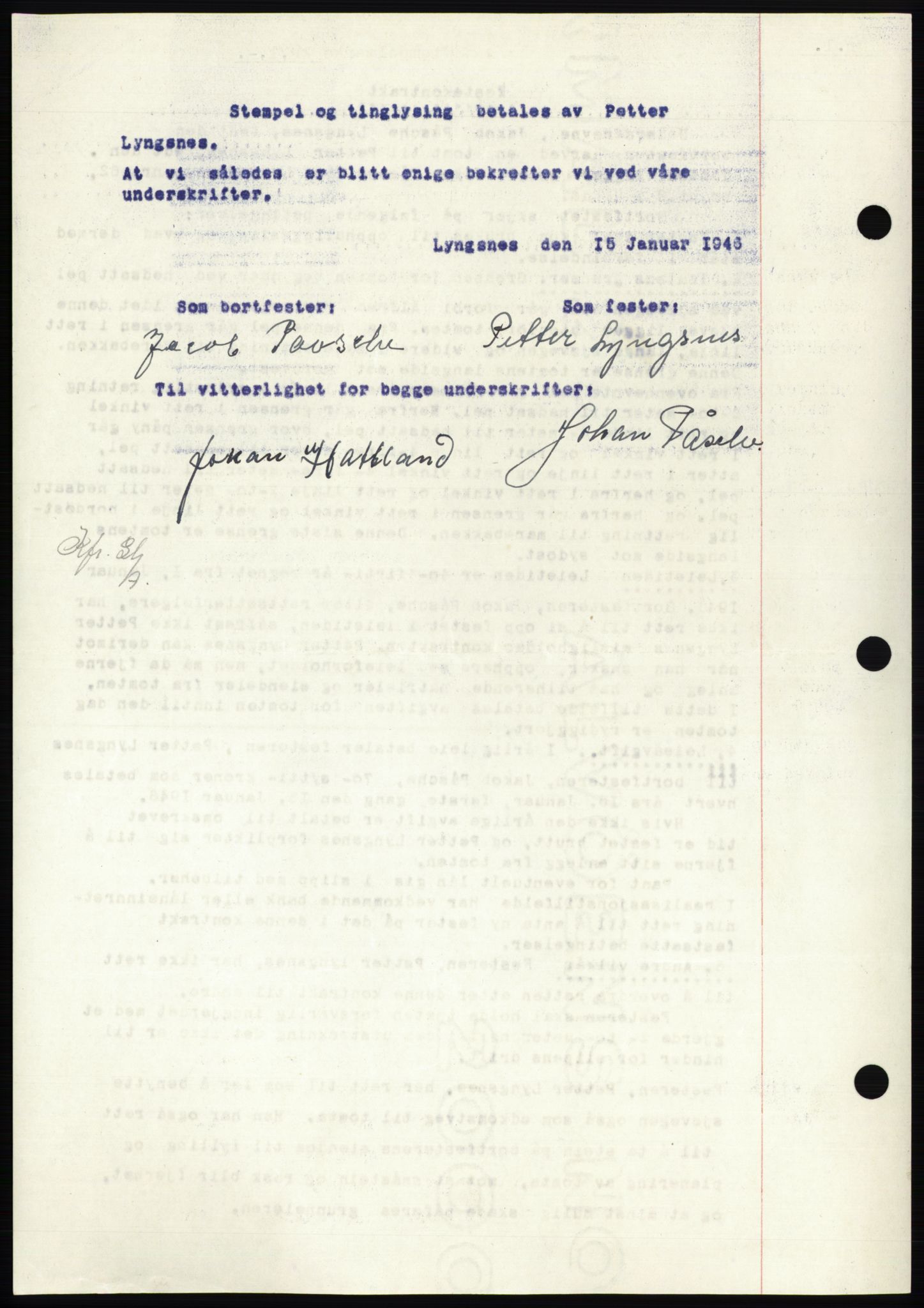 Namdal sorenskriveri, AV/SAT-A-4133/1/2/2C: Pantebok nr. -, 1946-1946, Dagboknr: 403/1946