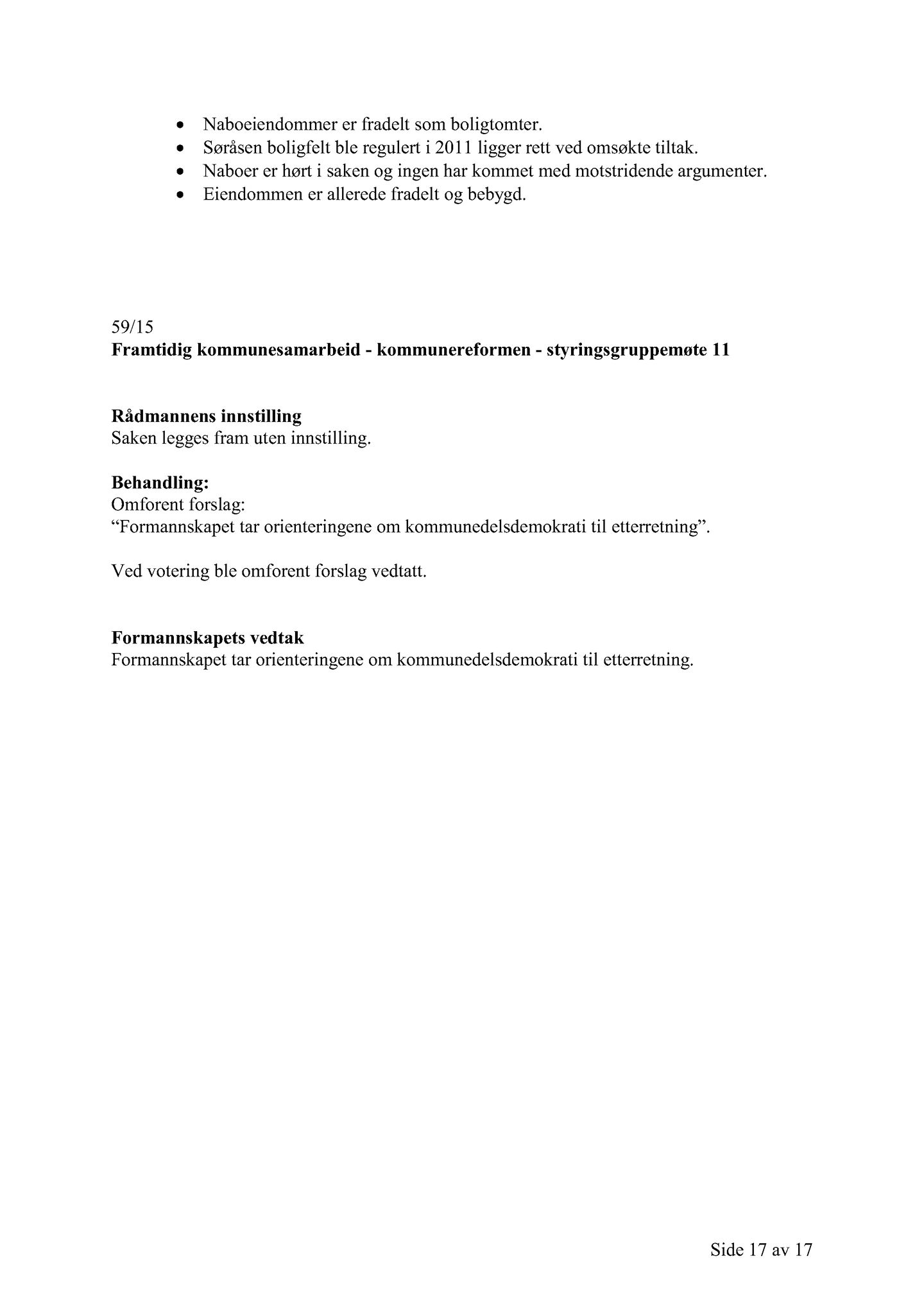 Klæbu Kommune, TRKO/KK/02-FS/L008: Formannsskapet - Møtedokumenter, 2015, s. 1766