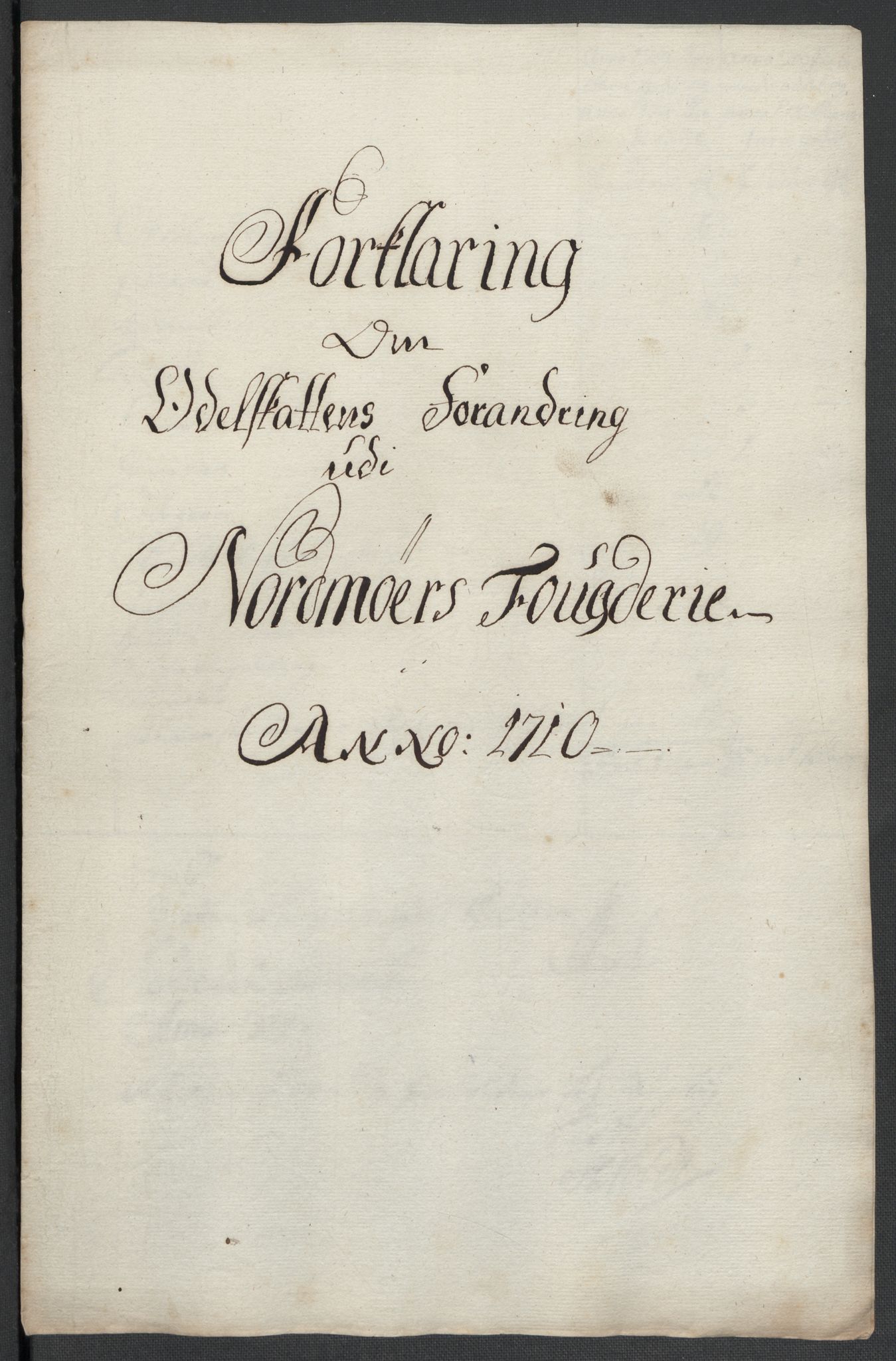 Rentekammeret inntil 1814, Reviderte regnskaper, Fogderegnskap, AV/RA-EA-4092/R56/L3744: Fogderegnskap Nordmøre, 1709-1710, s. 302