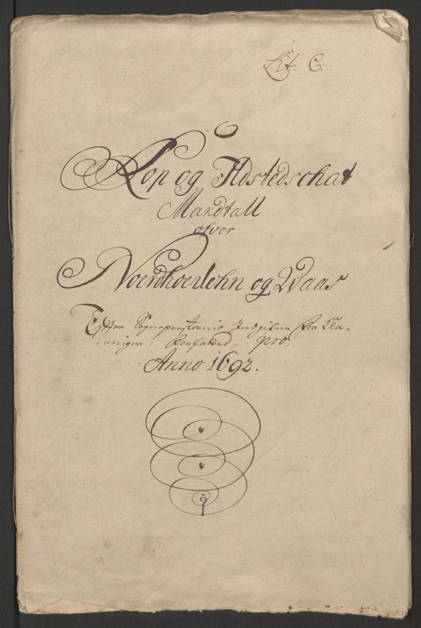 Rentekammeret inntil 1814, Reviderte regnskaper, Fogderegnskap, AV/RA-EA-4092/R51/L3181: Fogderegnskap Nordhordland og Voss, 1691-1692, s. 307
