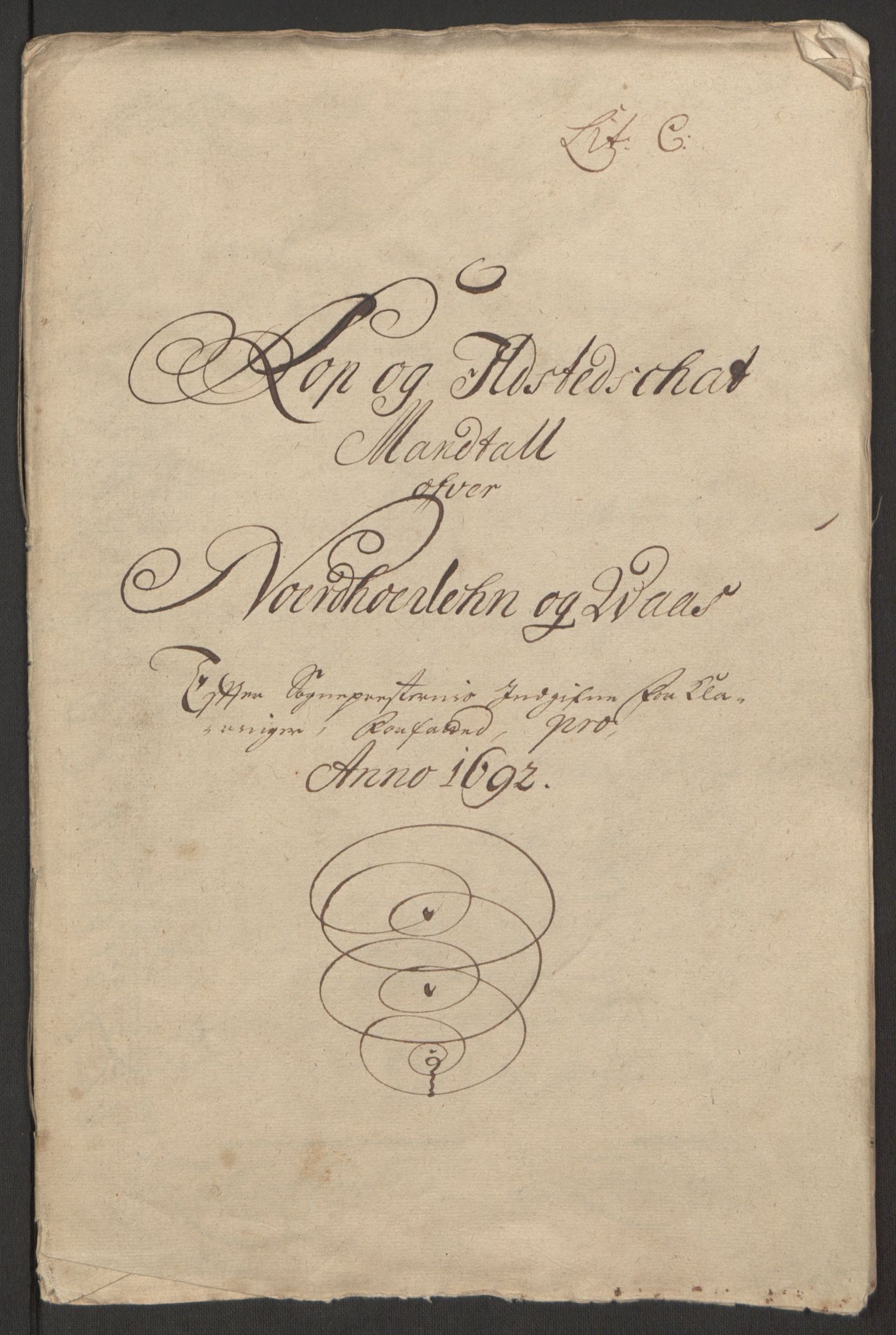 Rentekammeret inntil 1814, Reviderte regnskaper, Fogderegnskap, RA/EA-4092/R51/L3181: Fogderegnskap Nordhordland og Voss, 1691-1692, s. 307