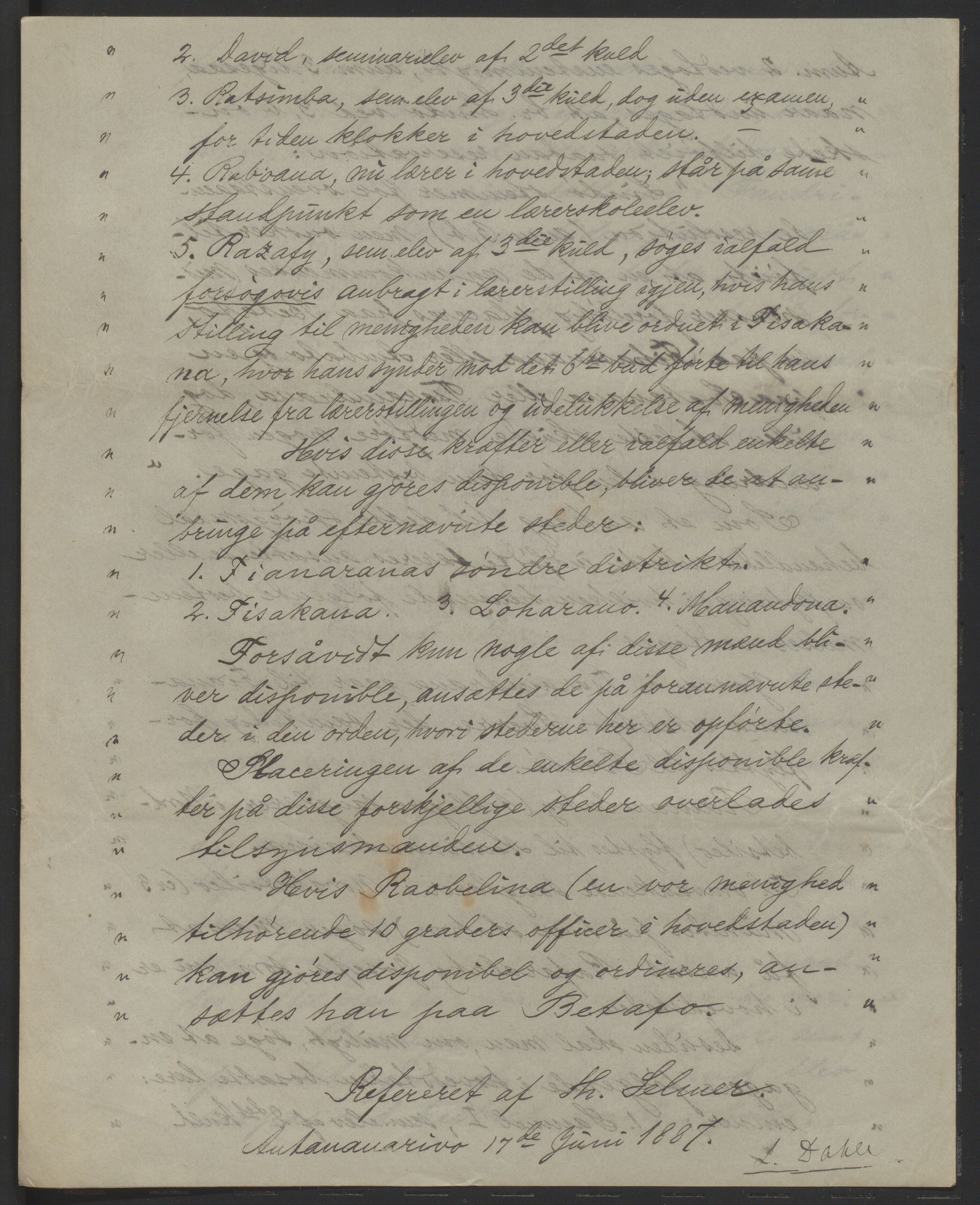 Det Norske Misjonsselskap - hovedadministrasjonen, VID/MA-A-1045/D/Da/Daa/L0037/0002: Konferansereferat og årsberetninger / Konferansereferat fra Madagaskar Innland., 1887