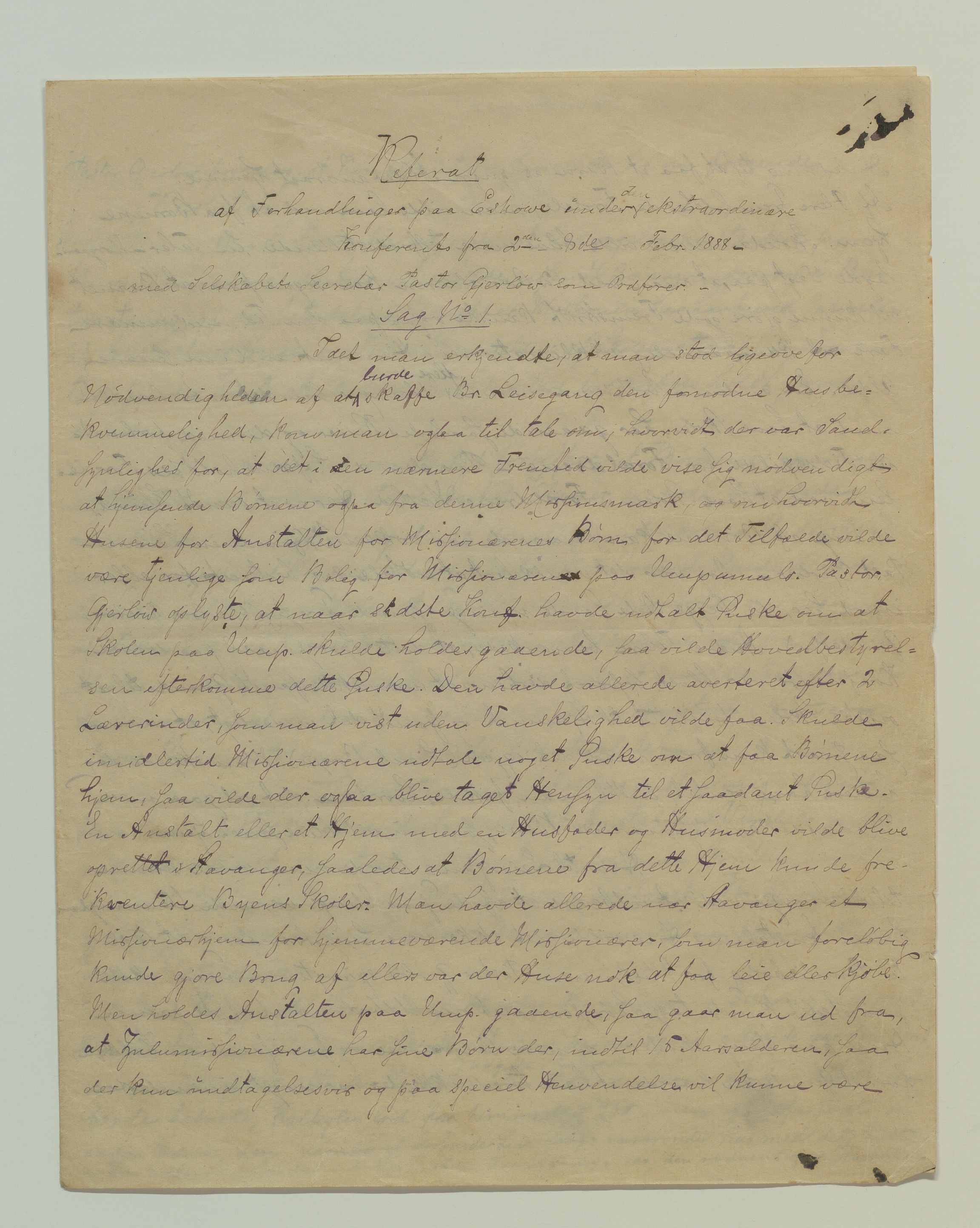 Det Norske Misjonsselskap - hovedadministrasjonen, VID/MA-A-1045/D/Da/Daa/L0037/0005: Konferansereferat og årsberetninger / Konferansereferat fra Sør-Afrika., 1887