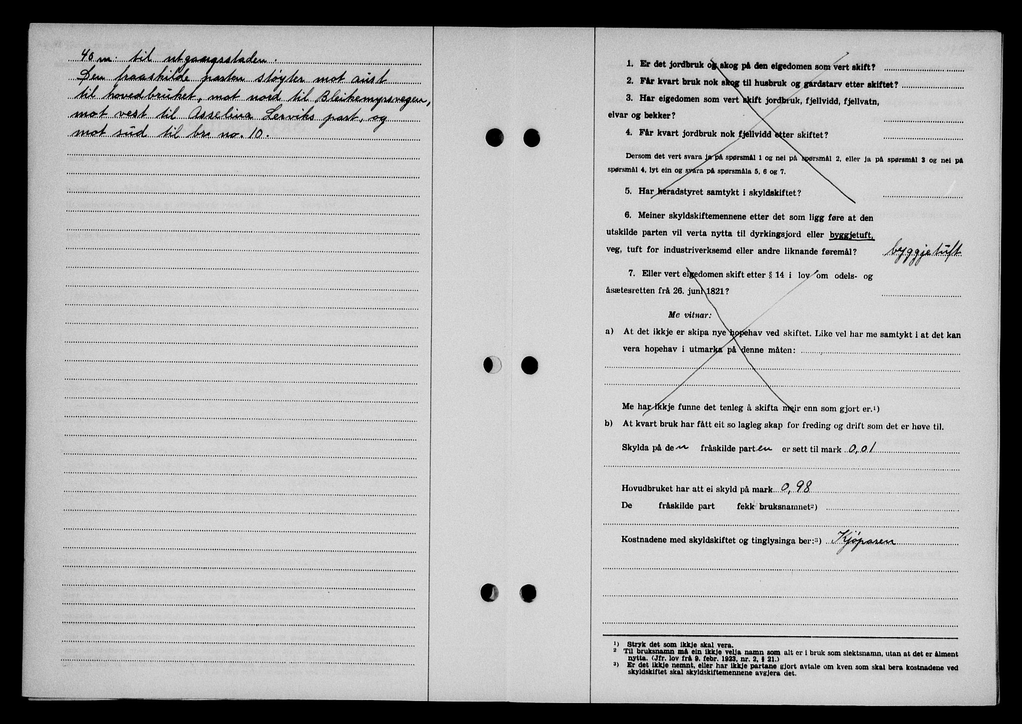 Karmsund sorenskriveri, SAST/A-100311/01/II/IIB/L0113: Pantebok nr. 93A, 1954-1954, Dagboknr: 2772/1954