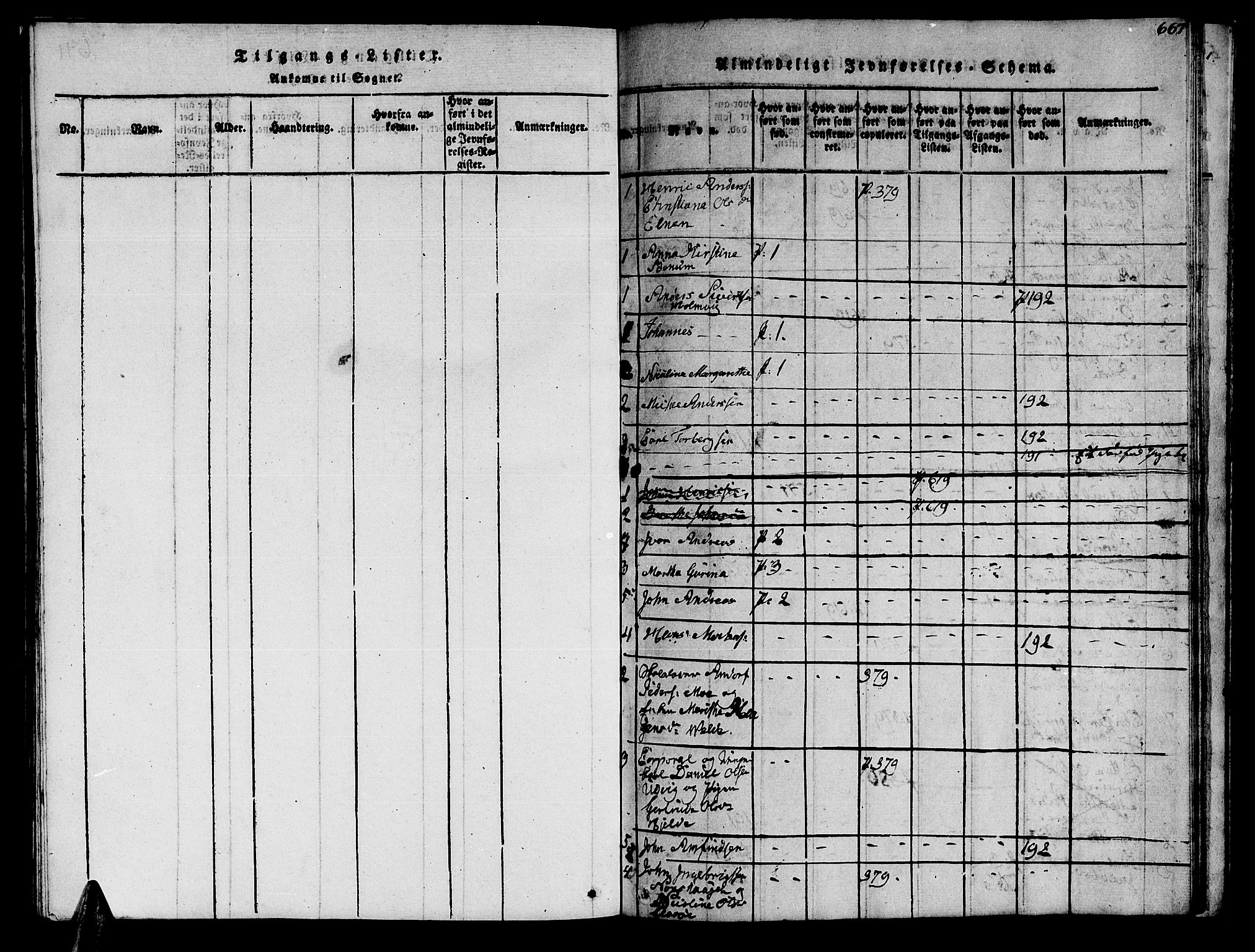 Ministerialprotokoller, klokkerbøker og fødselsregistre - Nord-Trøndelag, SAT/A-1458/741/L0400: Klokkerbok nr. 741C01, 1817-1825, s. 666-667