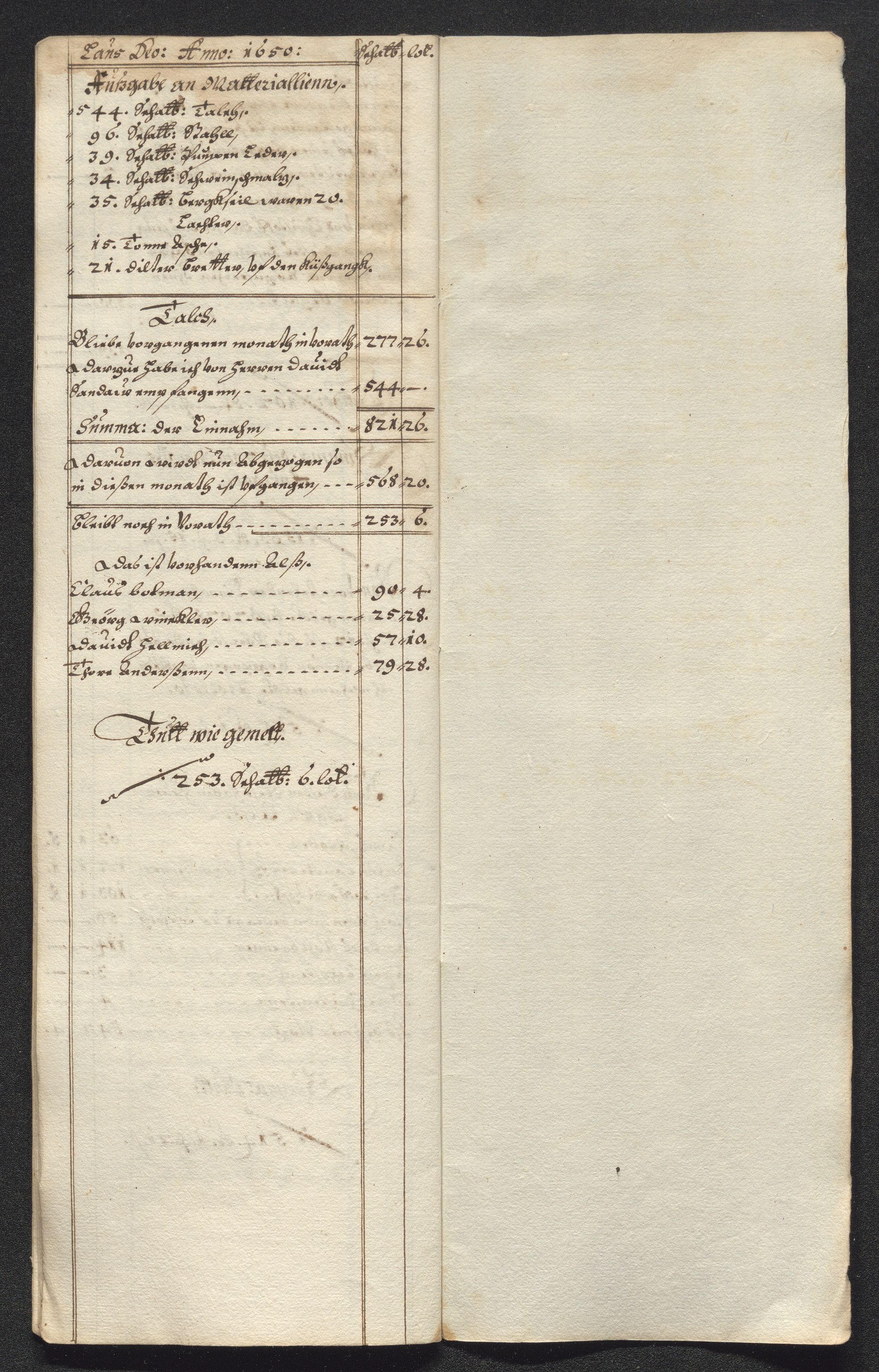 Kongsberg Sølvverk 1623-1816, SAKO/EA-3135/001/D/Dc/Dcd/L0024: Utgiftsregnskap for gruver m.m. , 1650, s. 428