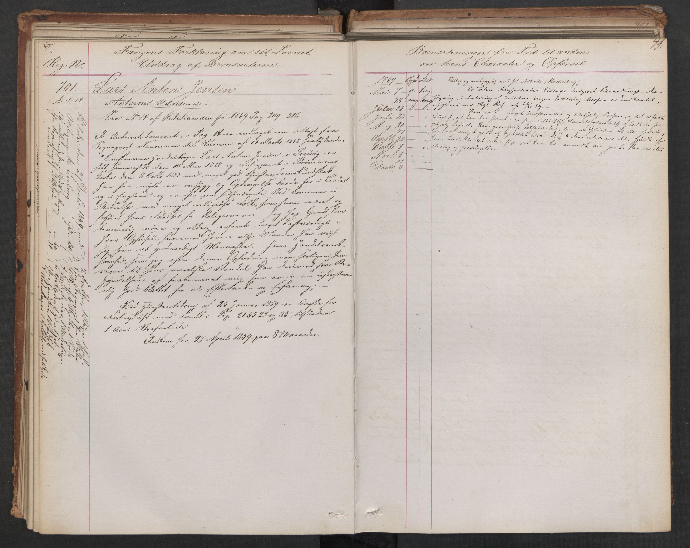 Botsfengslet, AV/RA-S-1539/D/Db/Dbb/L0006: 614b - 994b, 1858-1860, s. 79