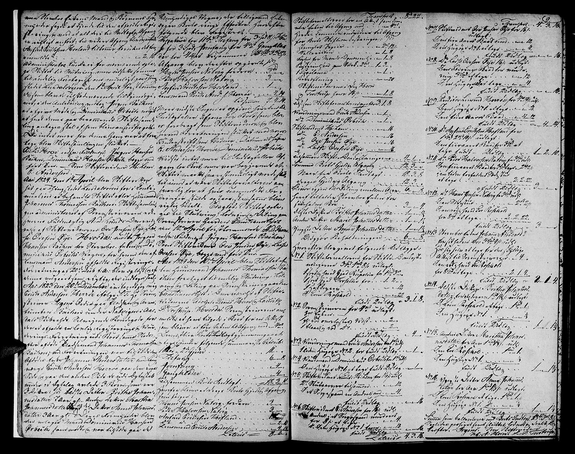 Indre Sogn tingrett, AV/SAB-A-3301/1/H/Ha/L0014a: Skifteprotokoll 14a, 1824-1826, s. 8b-9a