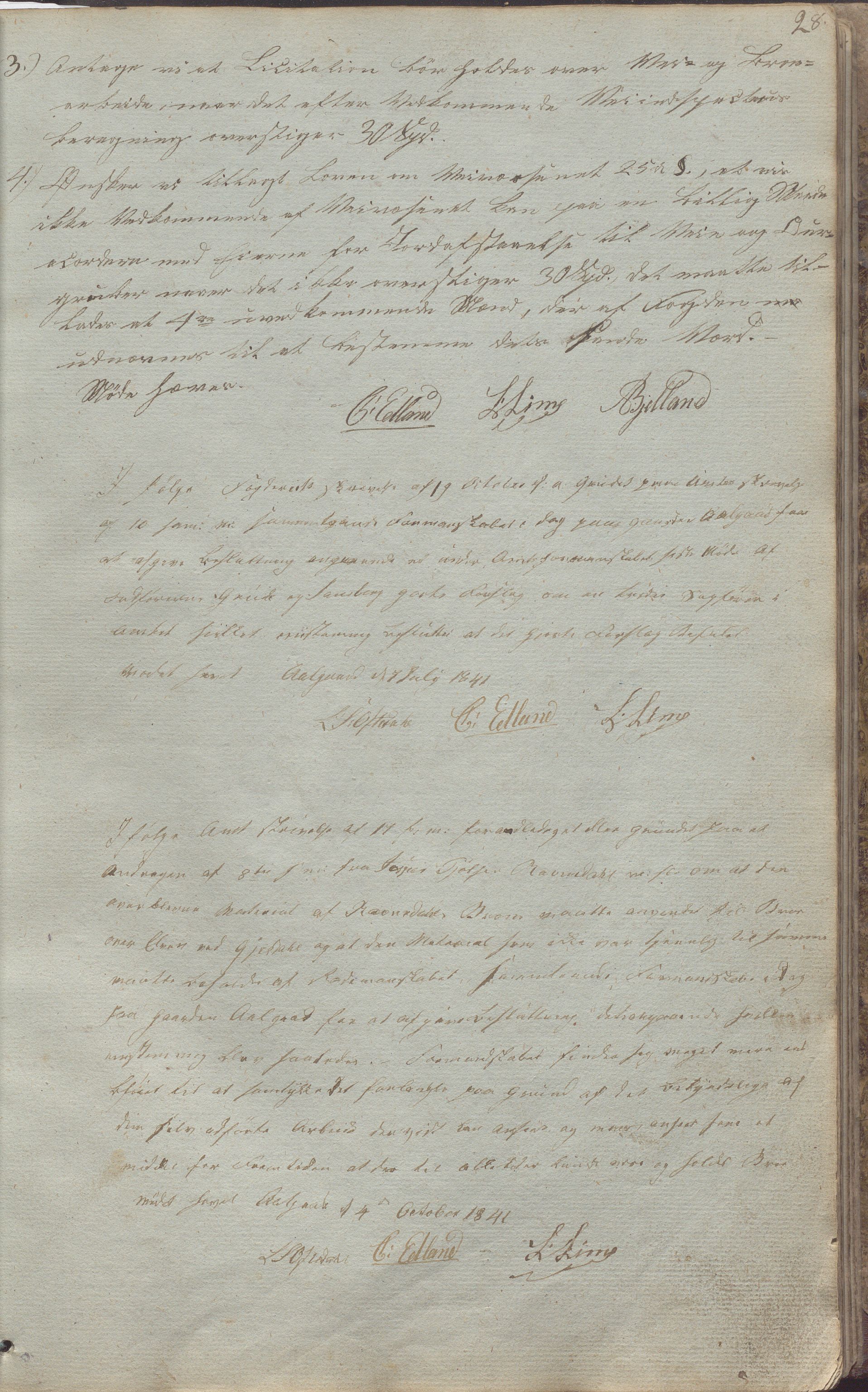 Gjesdal kommune - Formannskapet, IKAR/K-101383/A/Aa/L0001: Møtebok, 1837-1875, s. 28a