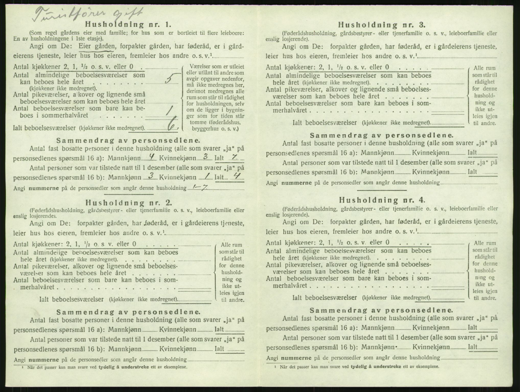 SAT, Folketelling 1920 for 1567 Rindal herred, 1920, s. 721