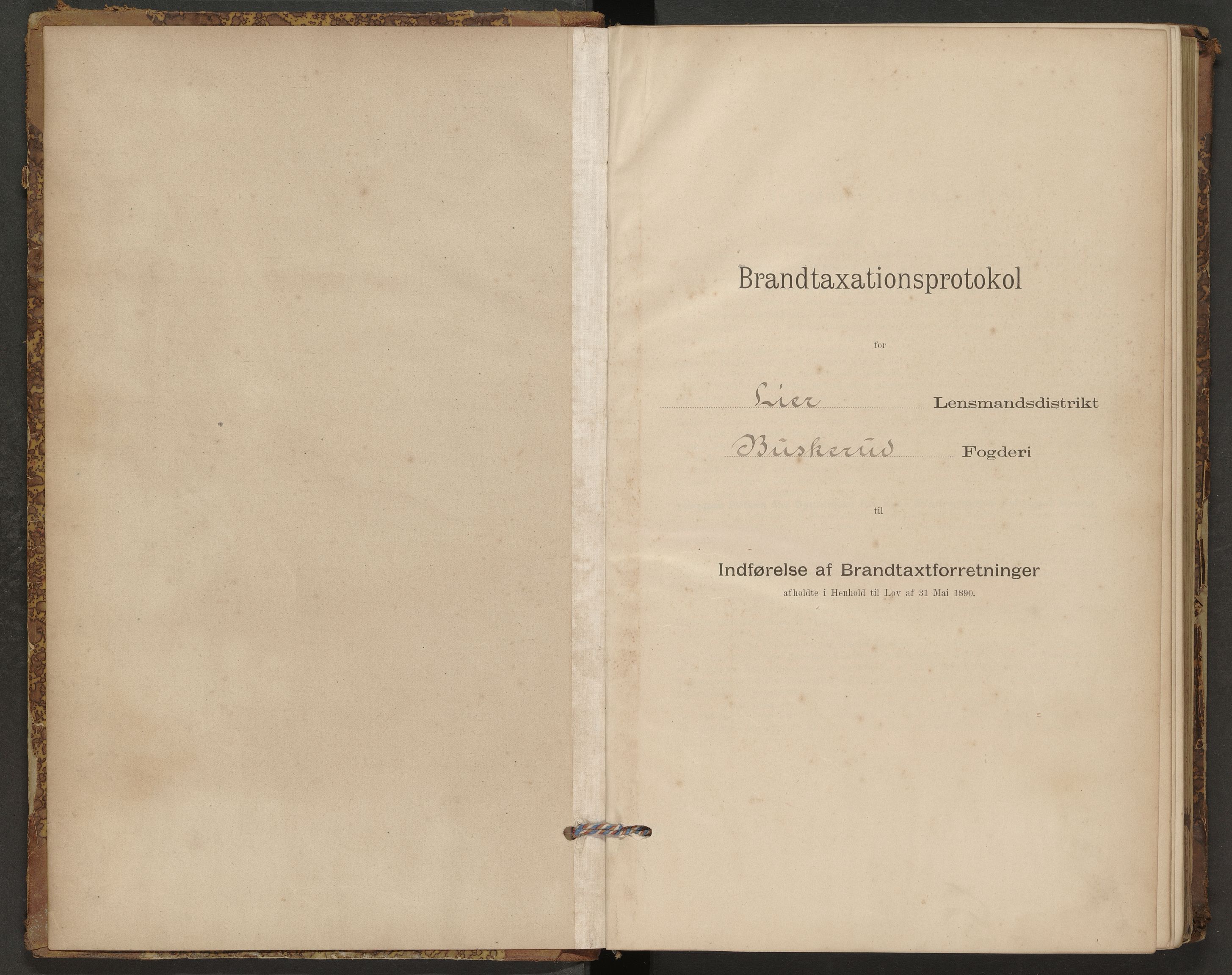 Lier lensmannskontor, AV/SAKO-A-507/Y/Yb/Ybb/L0001: Skjematakstprotokoll, 1894-1901