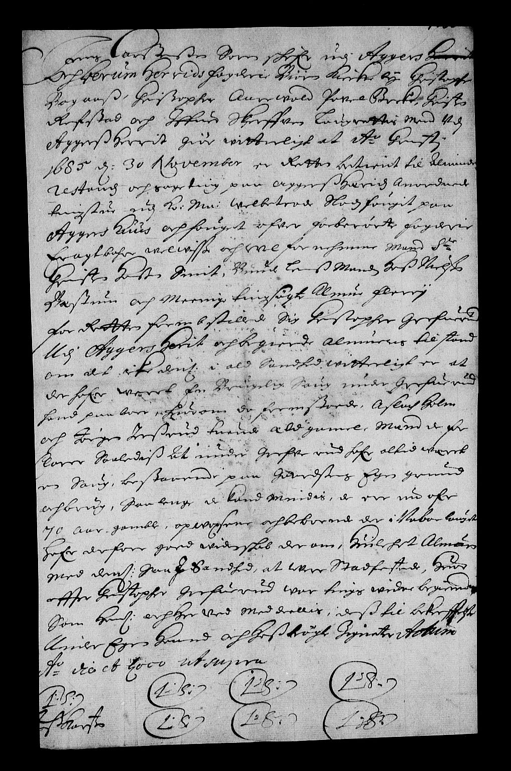 Stattholderembetet 1572-1771, RA/EA-2870/Af/L0002: Avskrifter av vedlegg til originale supplikker, nummerert i samsvar med supplikkbøkene, 1687-1689, s. 116