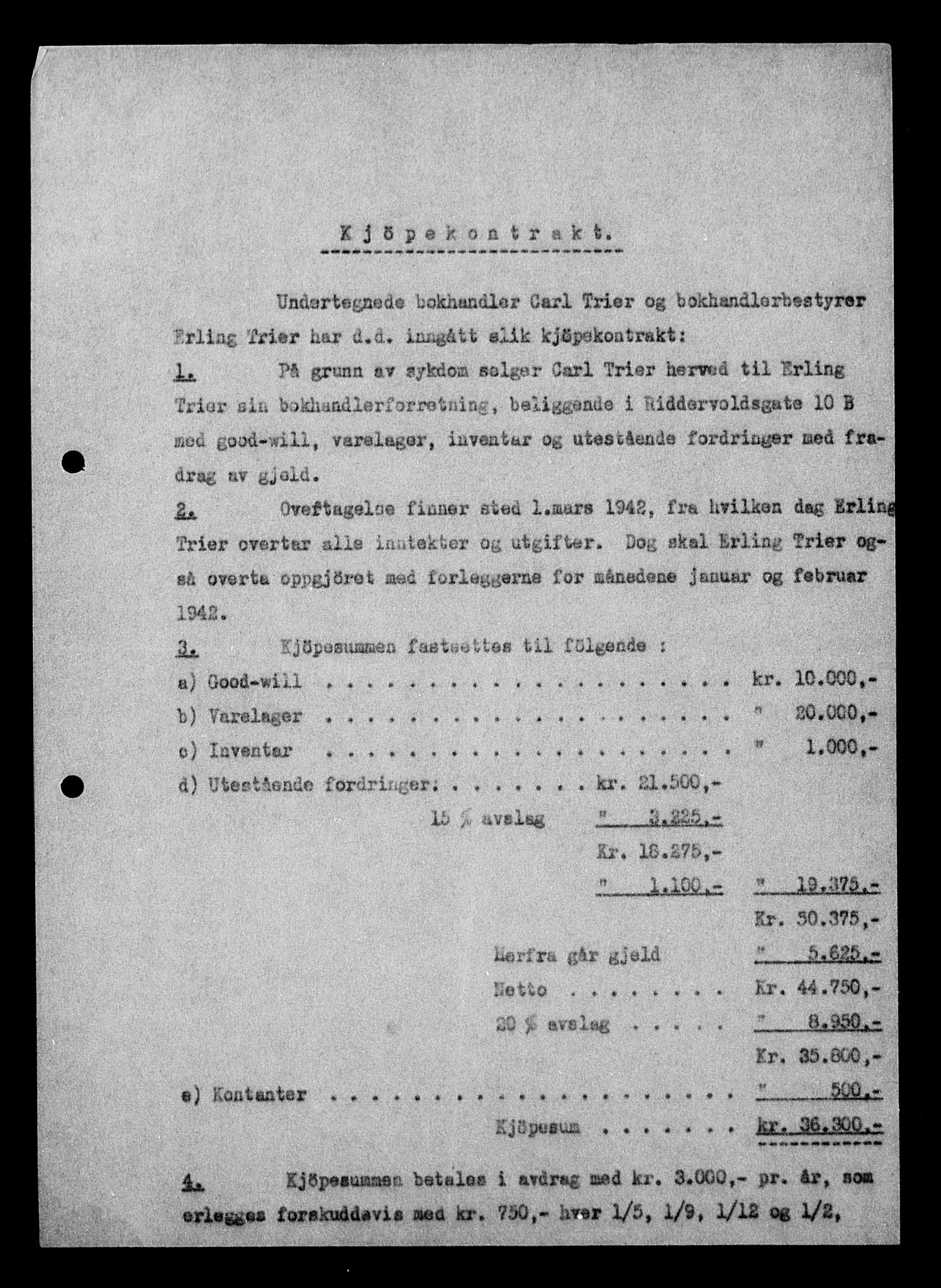 Justisdepartementet, Tilbakeføringskontoret for inndratte formuer, AV/RA-S-1564/H/Hc/Hcc/L0984: --, 1945-1947, s. 390
