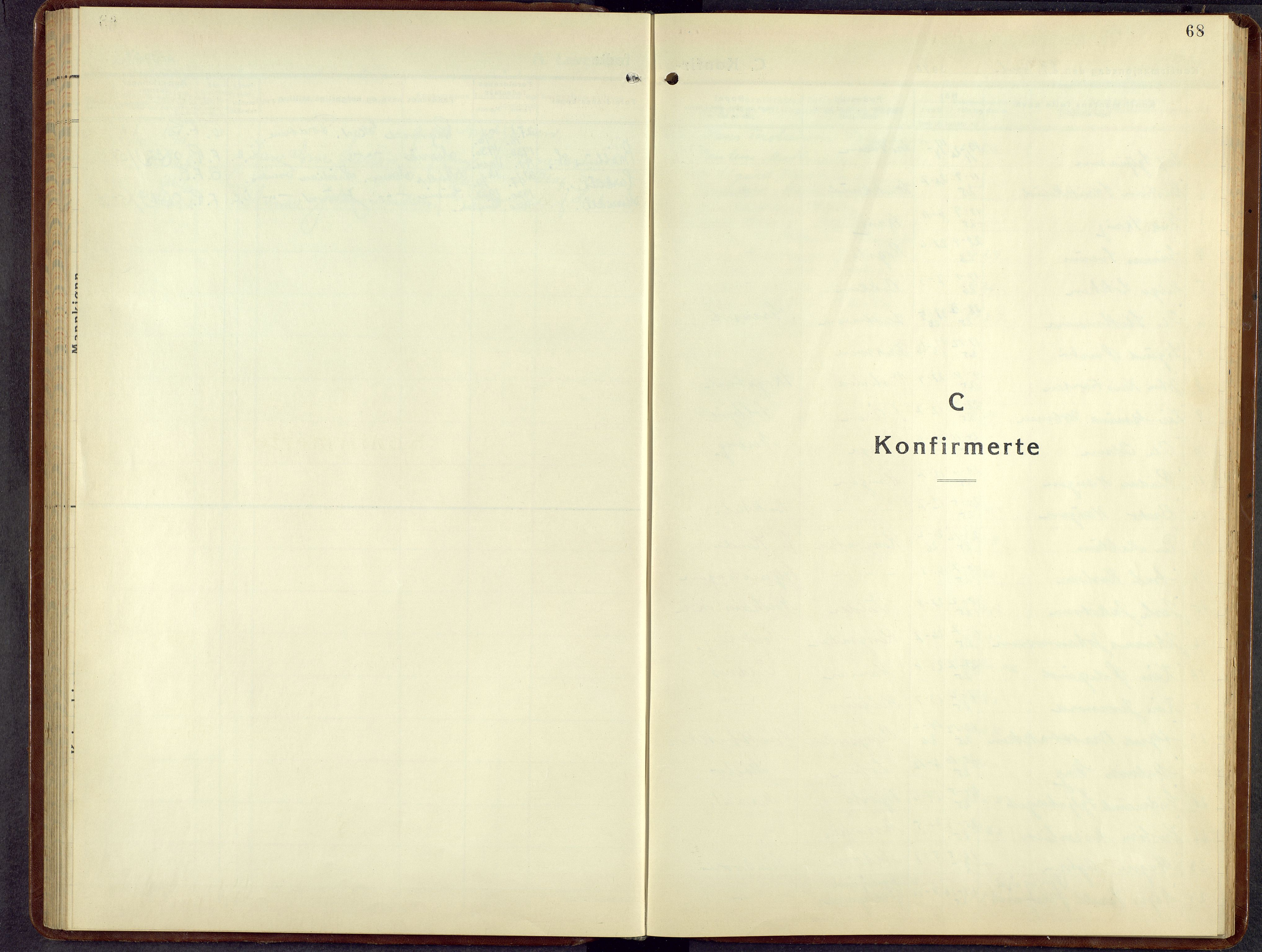 Brøttum prestekontor, SAH/PREST-016/L/La/L0002: Klokkerbok nr. 2, 1940-1958, s. 68