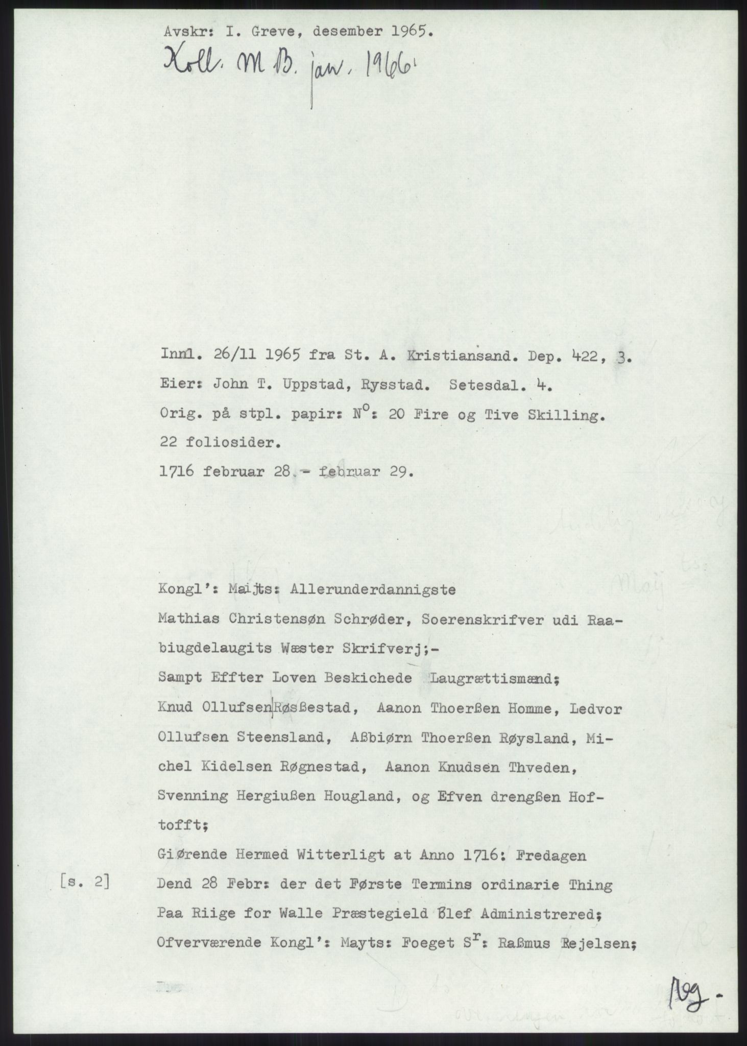 Samlinger til kildeutgivelse, Diplomavskriftsamlingen, AV/RA-EA-4053/H/Ha, s. 270