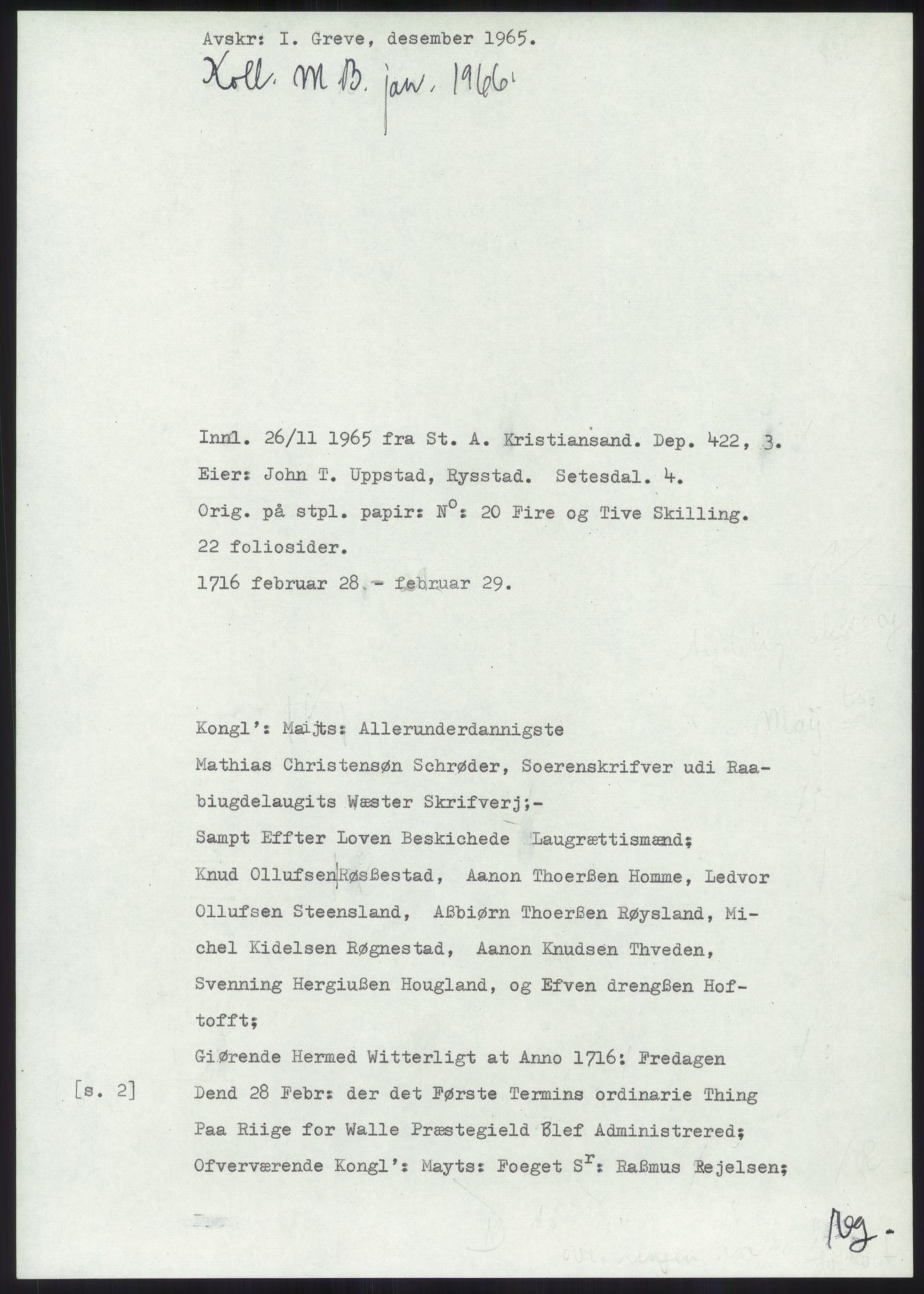 Samlinger til kildeutgivelse, Diplomavskriftsamlingen, RA/EA-4053/H/Ha, s. 270