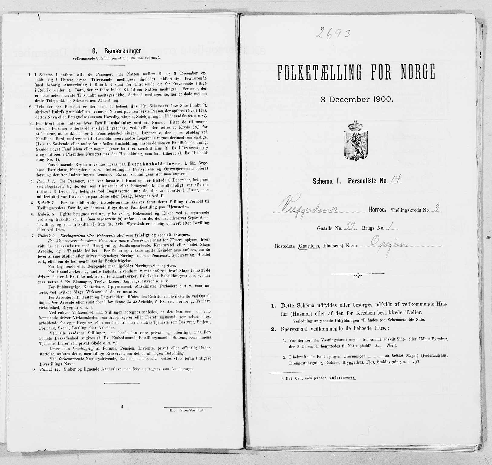 SAT, Folketelling 1900 for 1813 Velfjord herred, 1900, s. 416