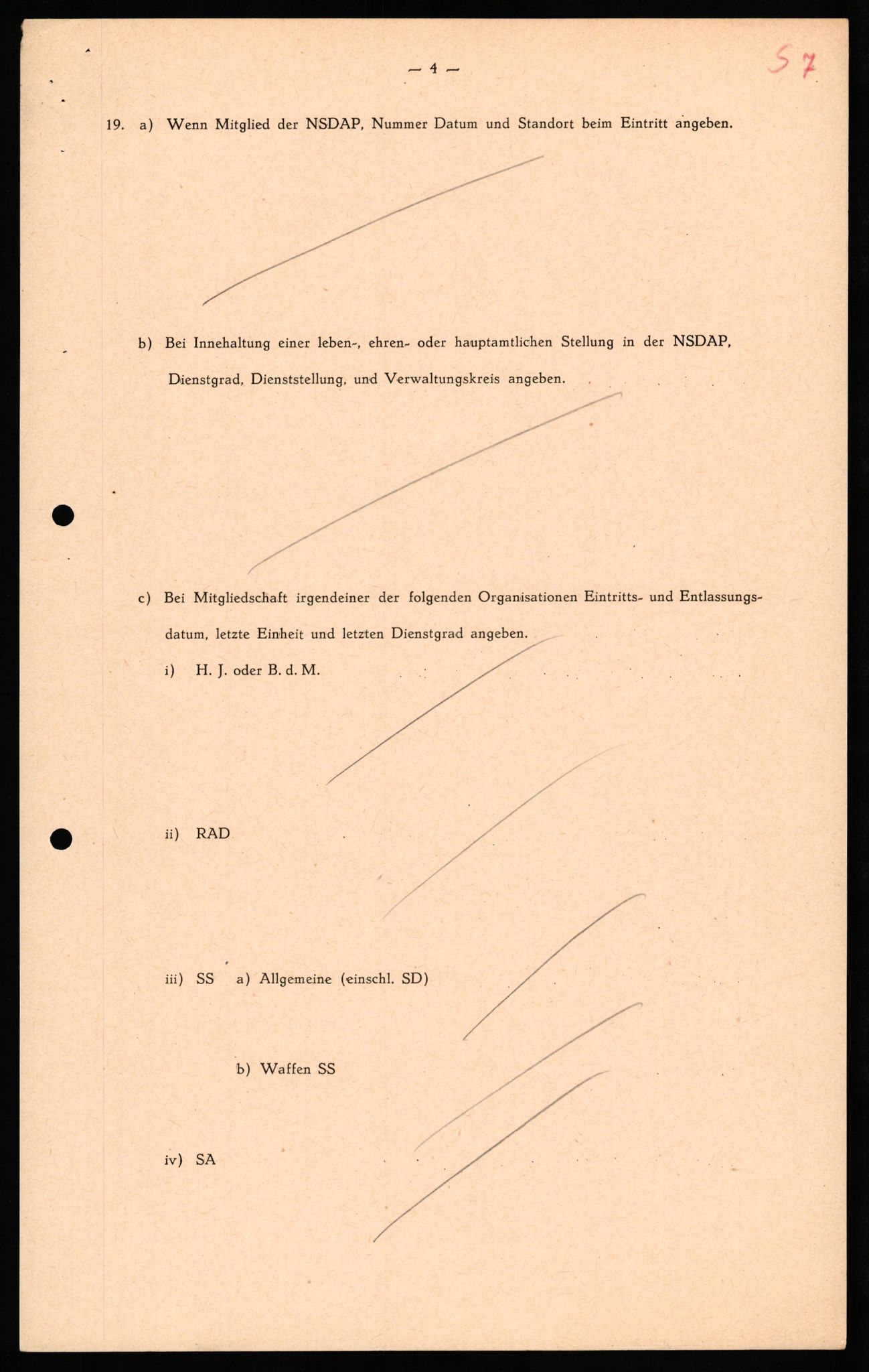 Forsvaret, Forsvarets overkommando II, AV/RA-RAFA-3915/D/Db/L0030: CI Questionaires. Tyske okkupasjonsstyrker i Norge. Tyskere., 1945-1946, s. 291