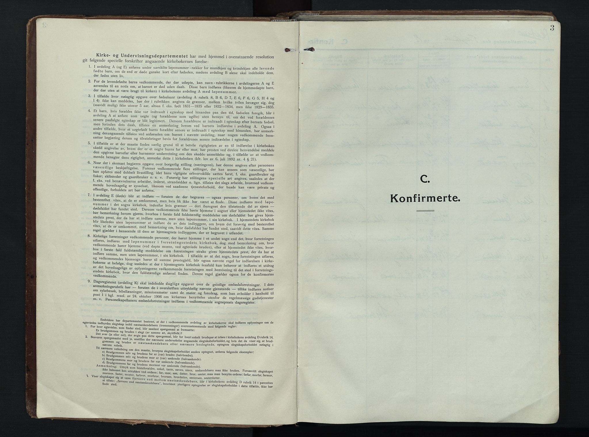 Trysil prestekontor, AV/SAH-PREST-046/H/Ha/Haa/L0014: Ministerialbok nr. 14, 1912-1923, s. 3