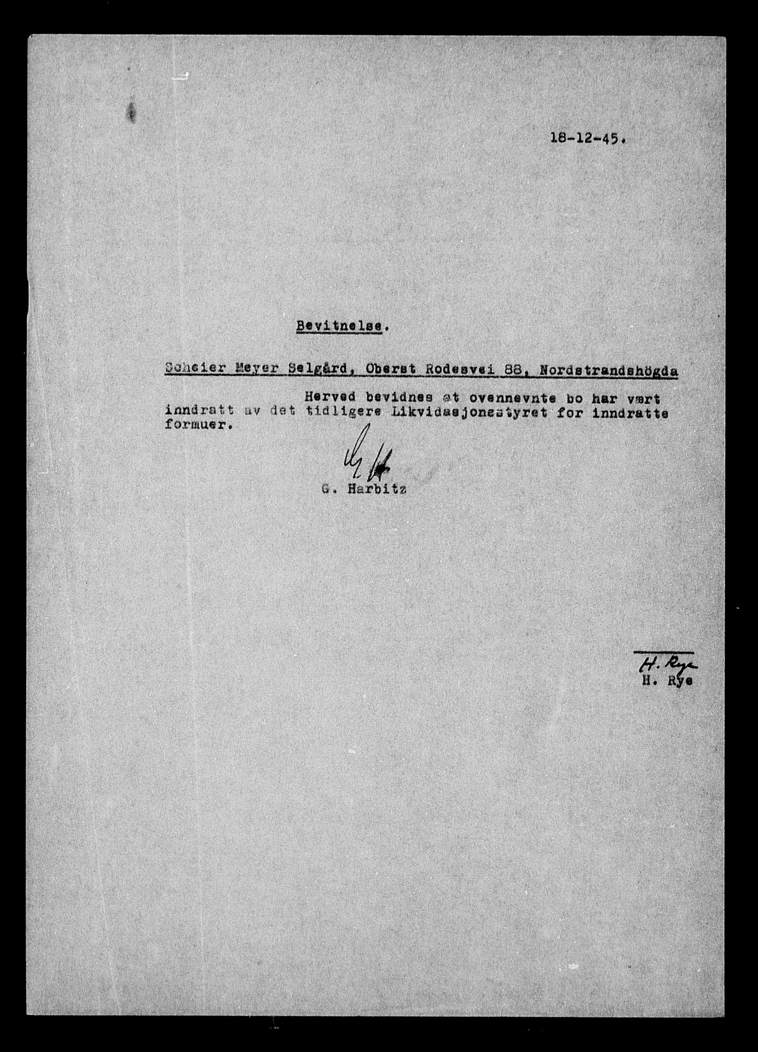 Justisdepartementet, Tilbakeføringskontoret for inndratte formuer, AV/RA-S-1564/H/Hc/Hcc/L0980: --, 1945-1947, s. 8