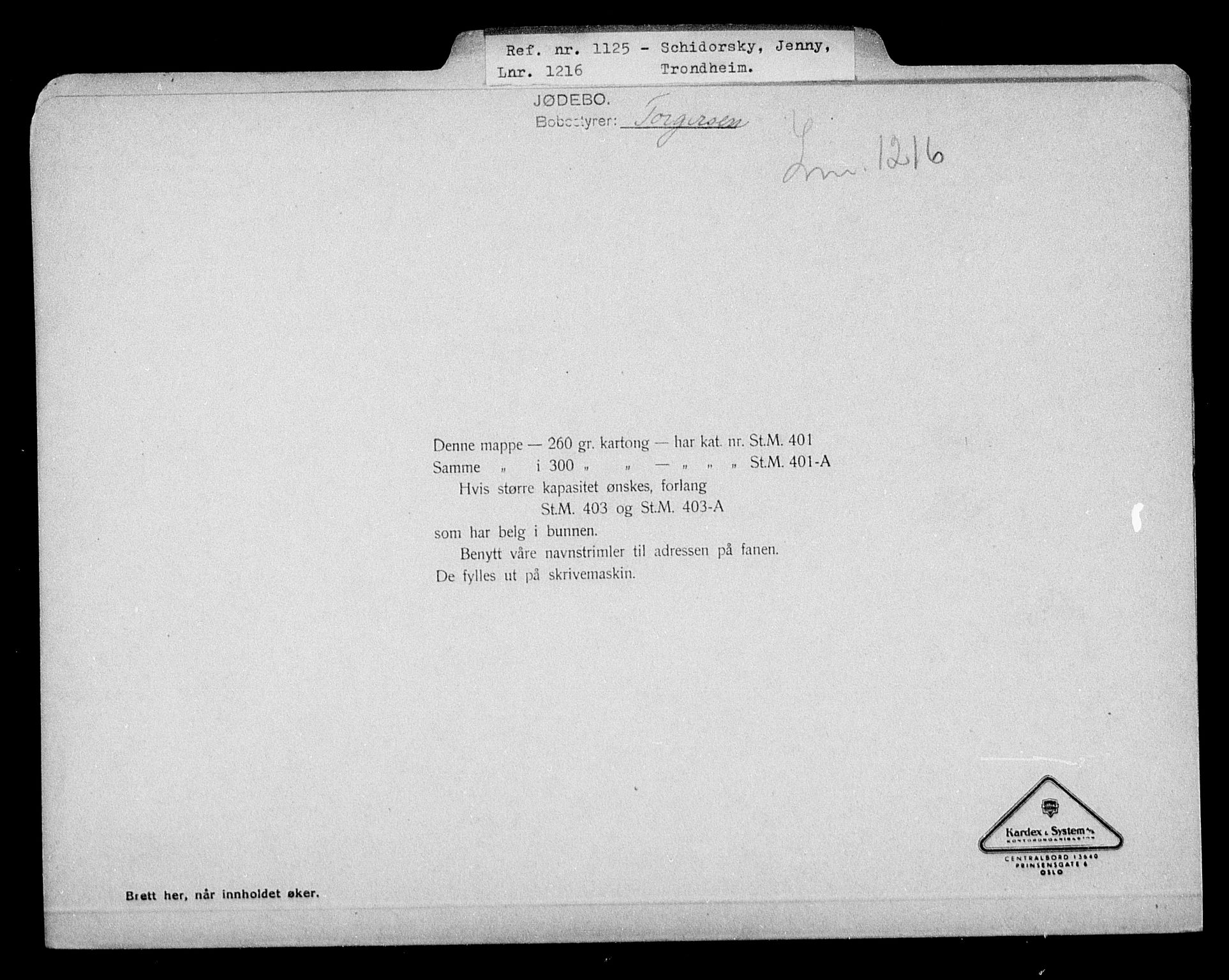 Justisdepartementet, Tilbakeføringskontoret for inndratte formuer, RA/S-1564/H/Hc/Hca/L0908: --, 1945-1947, s. 192