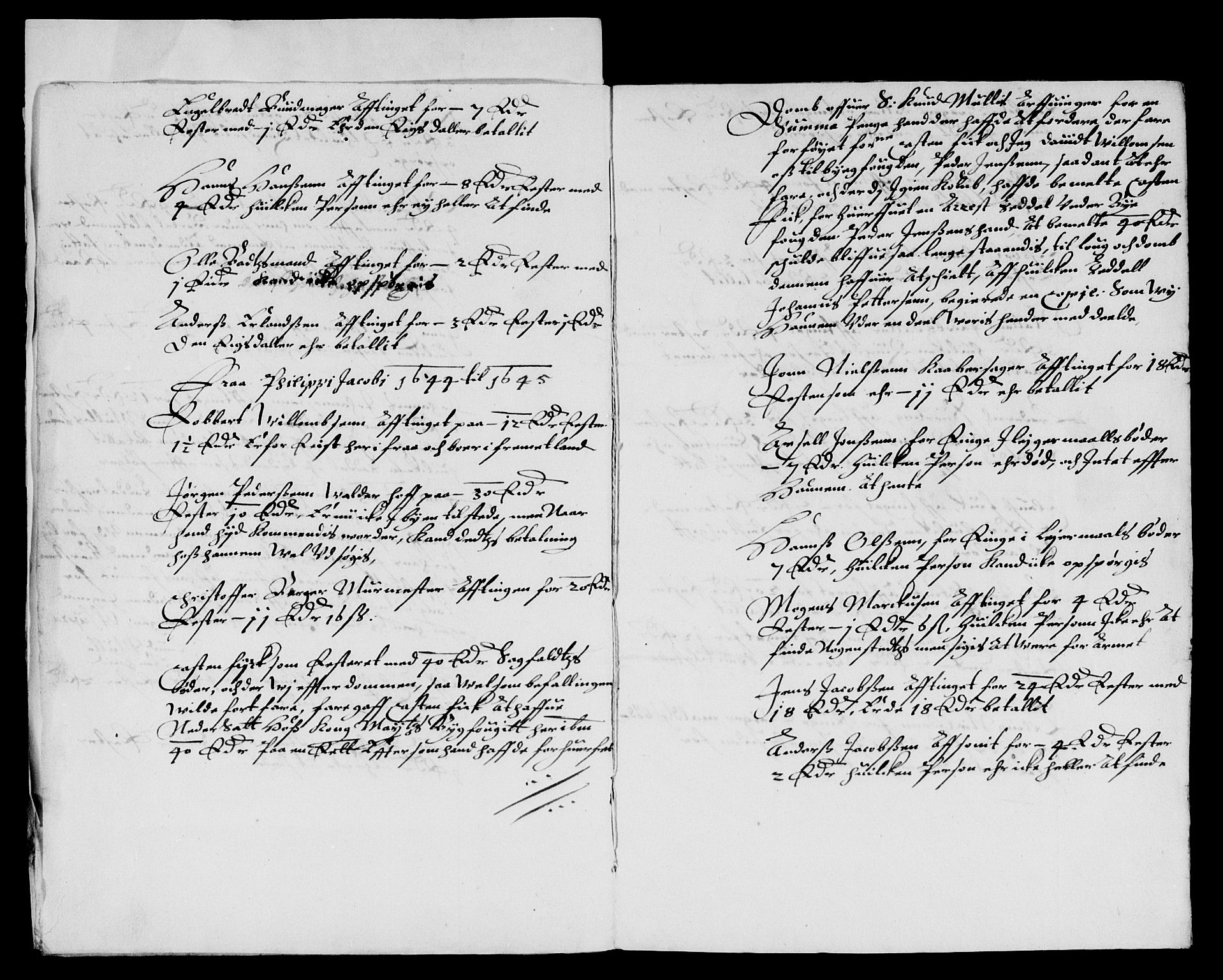 Rentekammeret inntil 1814, Reviderte regnskaper, Lensregnskaper, AV/RA-EA-5023/R/Rb/Rbt/L0100: Bergenhus len, 1641-1646