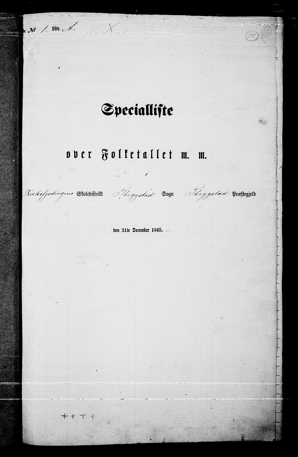 RA, Folketelling 1865 for 0122P Trøgstad prestegjeld, 1865, s. 14