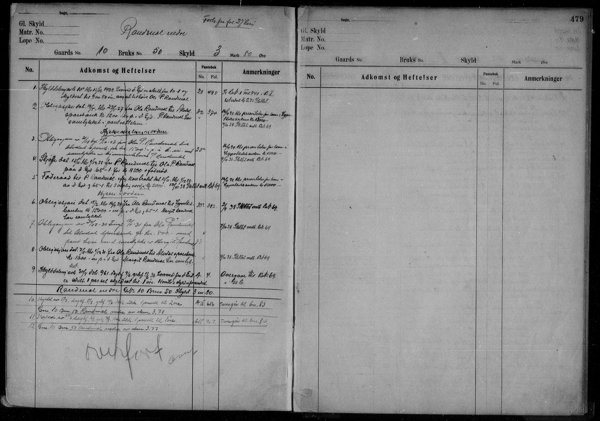 Nord-Østerdal tingrett, AV/SAH-TING-020/H/Ha/Haf/L0036: Panteregister nr. 5, 1895, s. 479