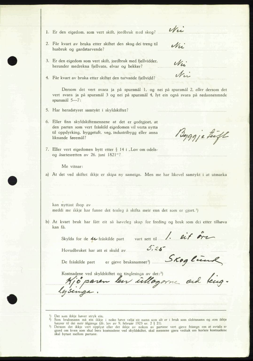 Ytre Sogn tingrett, SAB/A-2601/1/G/Gbb/L0007: Pantebok nr. A4 - A5 (B3), 1949-1949, Dagboknr: 360/1949