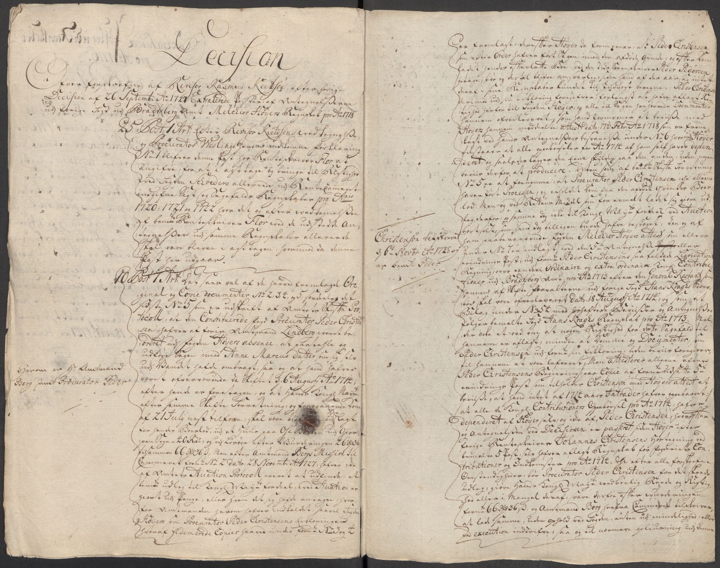 Rentekammeret inntil 1814, Reviderte regnskaper, Fogderegnskap, AV/RA-EA-4092/R36/L2131: Fogderegnskap Øvre og Nedre Telemark og Bamble, 1718, s. 331