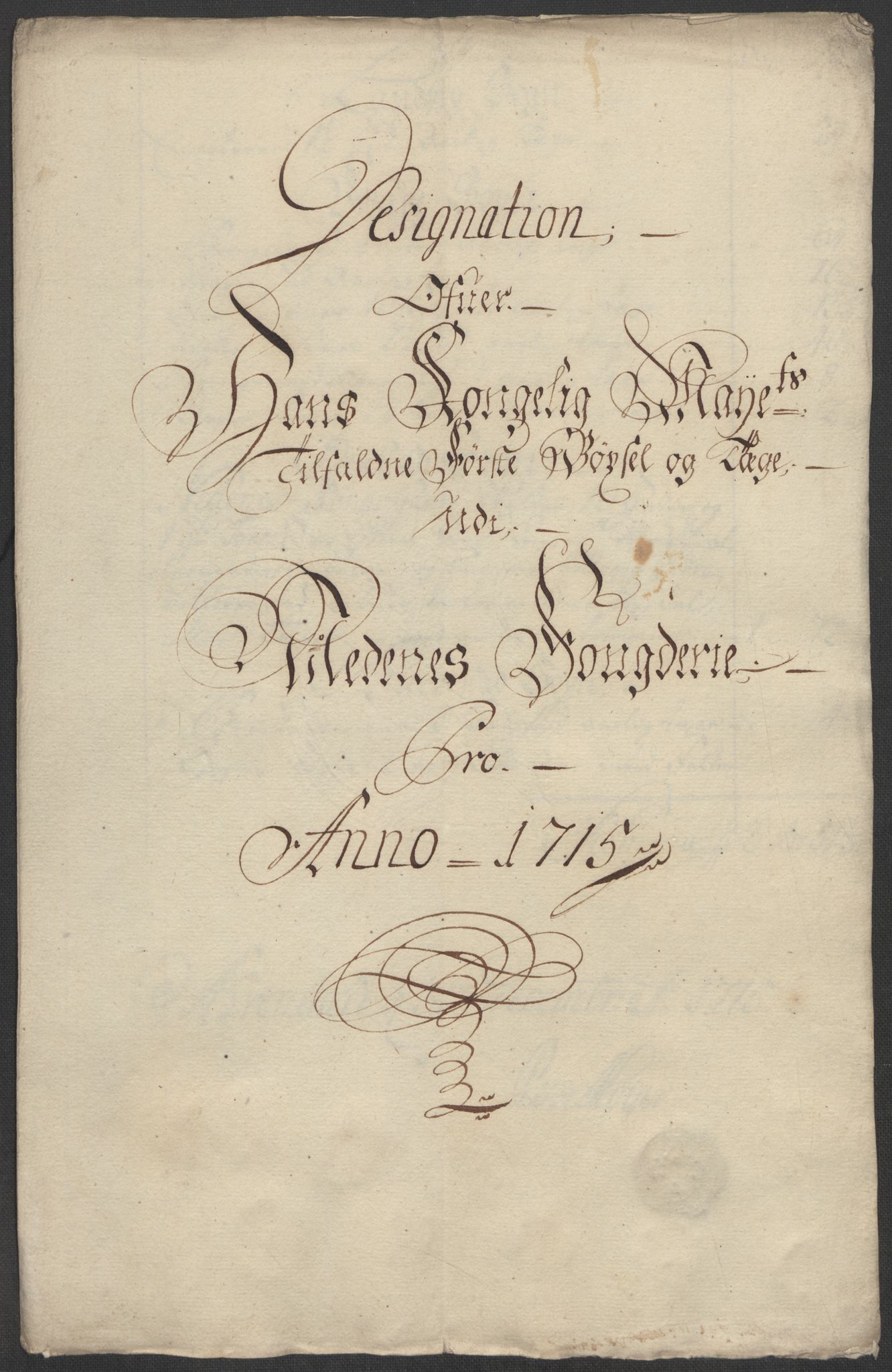 Rentekammeret inntil 1814, Reviderte regnskaper, Fogderegnskap, AV/RA-EA-4092/R39/L2323: Fogderegnskap Nedenes, 1715, s. 130