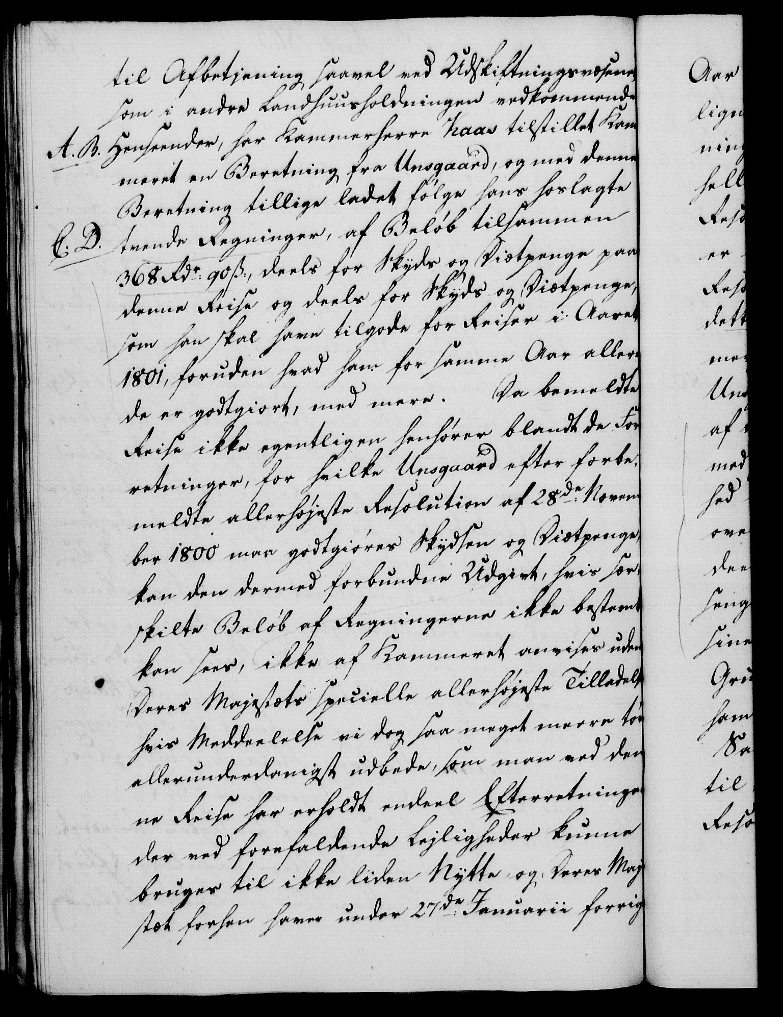 Rentekammeret, Kammerkanselliet, RA/EA-3111/G/Gf/Gfa/L0085: Norsk relasjons- og resolusjonsprotokoll (merket RK 52.85), 1803, s. 253