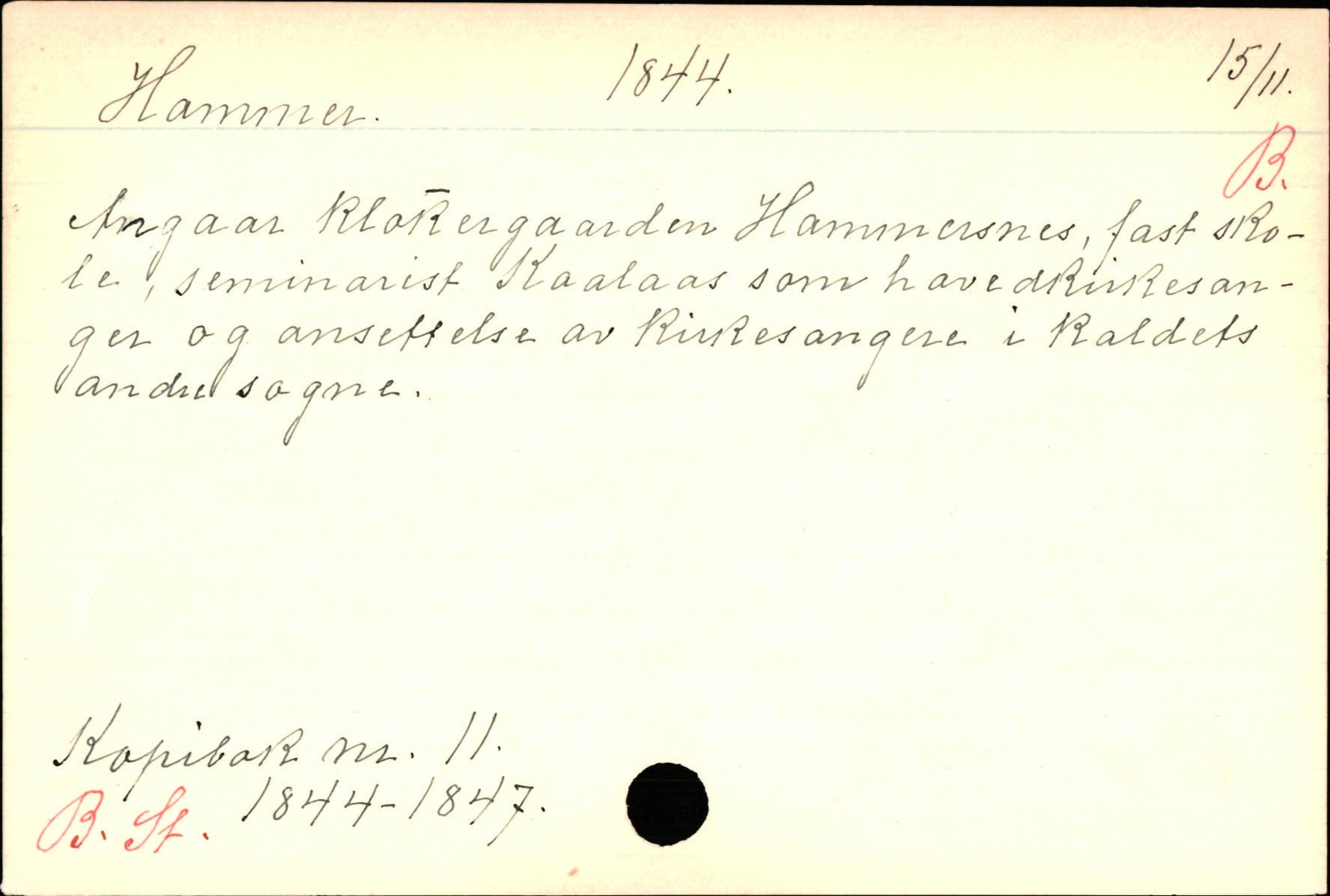 Haugen, Johannes - lærer, AV/SAB-SAB/PA-0036/01/L0001: Om klokkere og lærere, 1521-1904, s. 4841