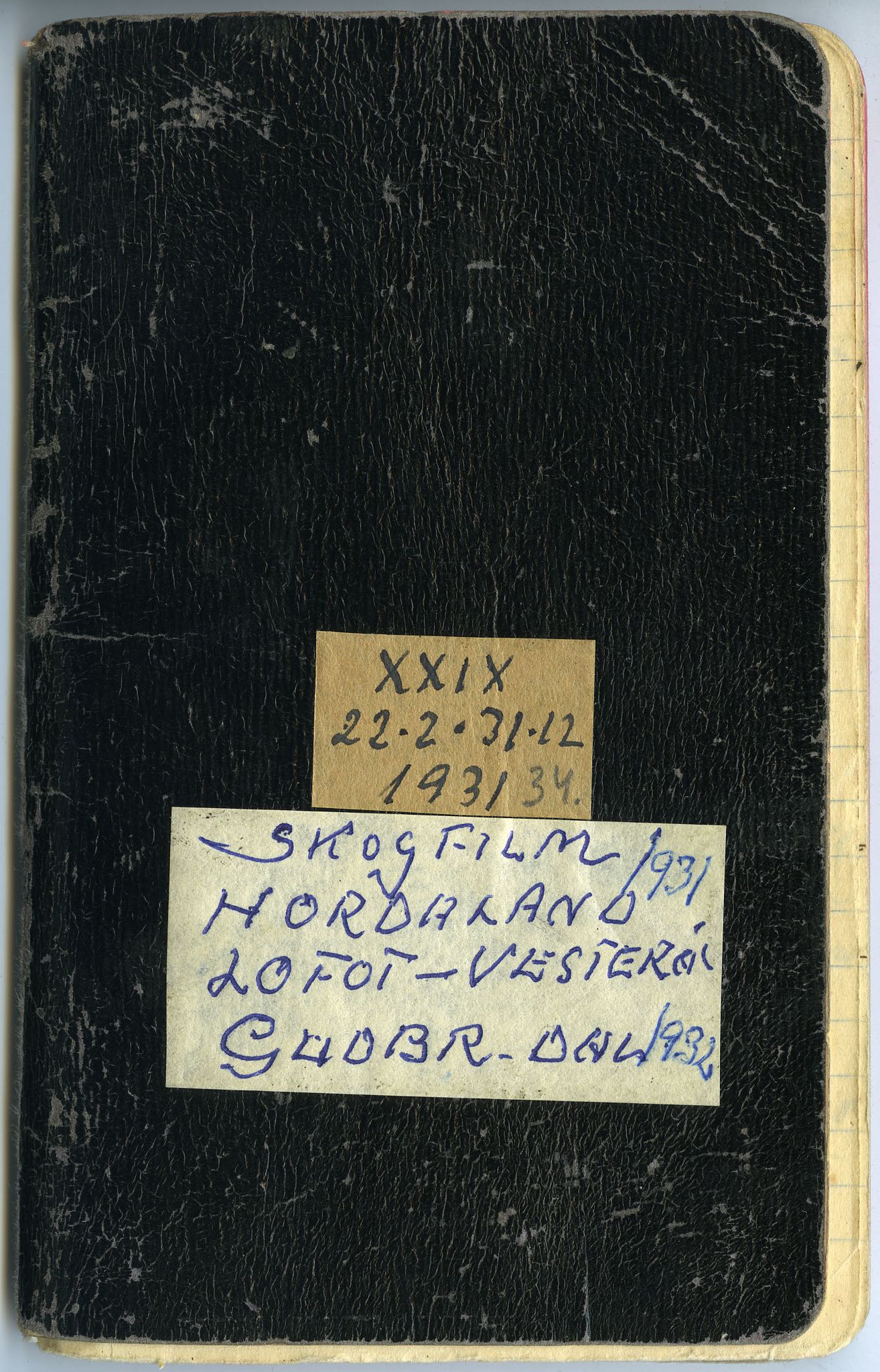 Gerhard Kjølås-arkivet, FMFB/A-1081/F/L0034: Bok XXIX, 1931