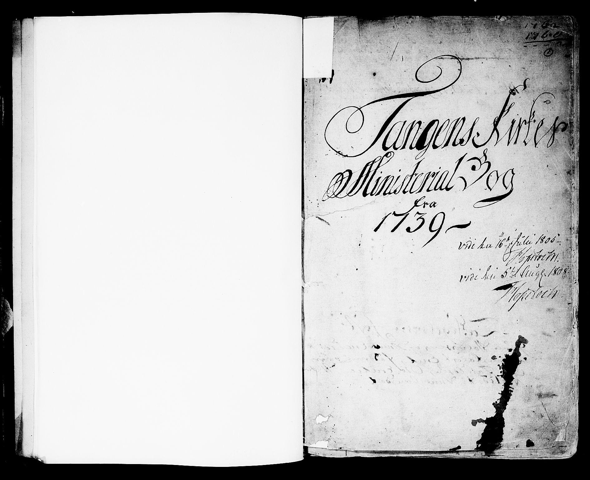 Strømsø kirkebøker, SAKO/A-246/F/Fb/L0002: Ministerialbok nr. II 2, 1739-1814