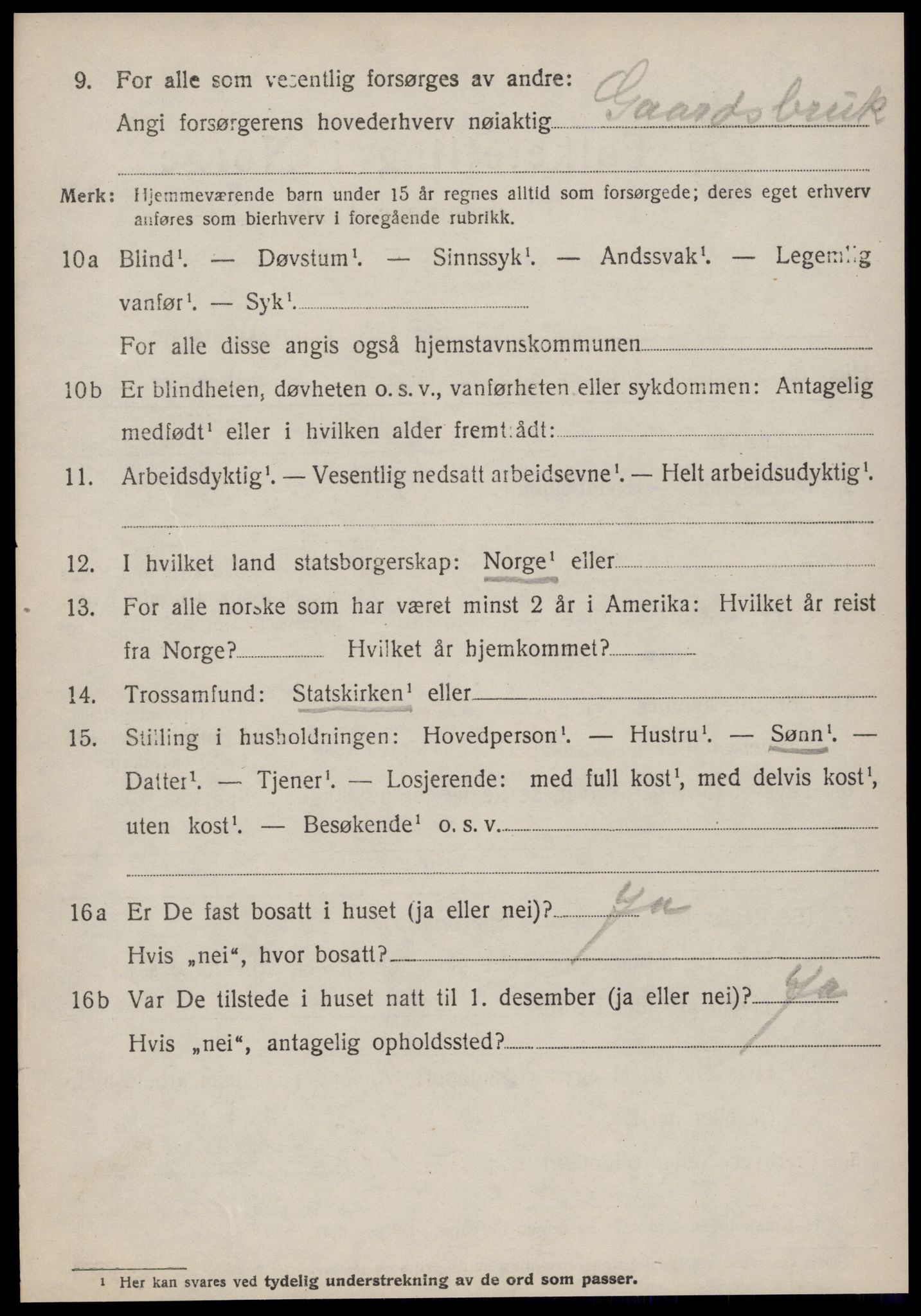 SAT, Folketelling 1920 for 1530 Vatne herred, 1920, s. 1851