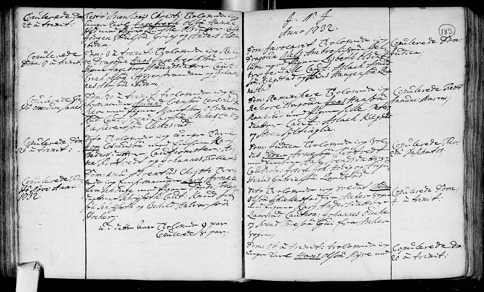 Røyken kirkebøker, AV/SAKO-A-241/F/Fa/L0002: Ministerialbok nr. 2, 1731-1782, s. 183