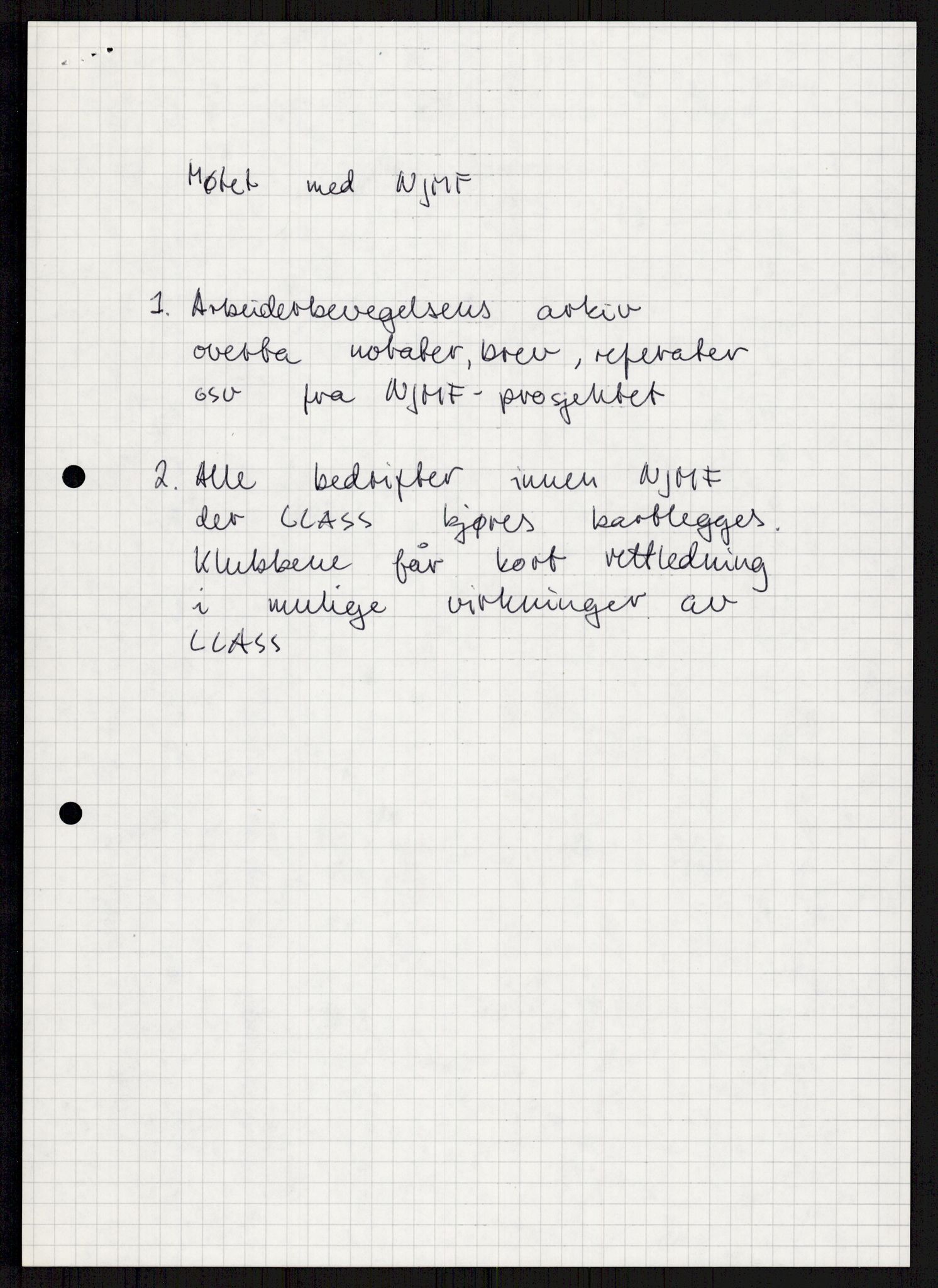 Nygaard, Kristen, AV/RA-PA-1398/F/Fi/L0002: Fagbevegelse, demokrati, Jern- og Metallprosjektet, 1970-2002, s. 627