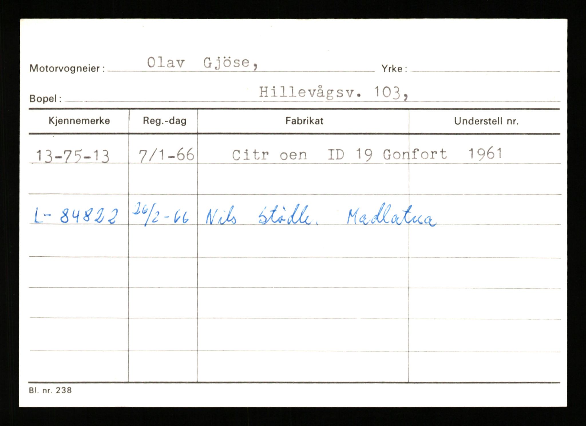 Stavanger trafikkstasjon, AV/SAST-A-101942/0/G/L0010: Registreringsnummer: 130000 - 239953, 1930-1971, s. 225