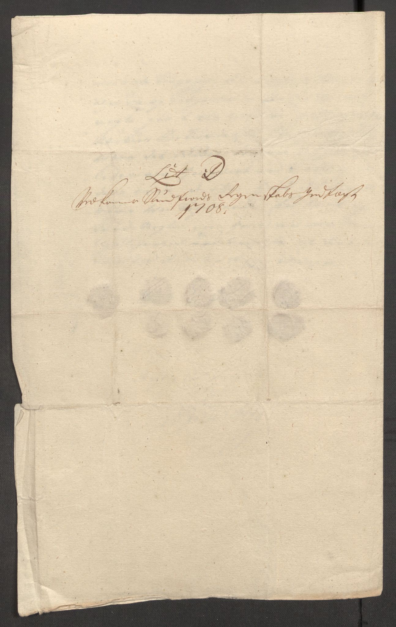 Rentekammeret inntil 1814, Reviderte regnskaper, Fogderegnskap, RA/EA-4092/R53/L3431: Fogderegnskap Sunn- og Nordfjord, 1708, s. 108