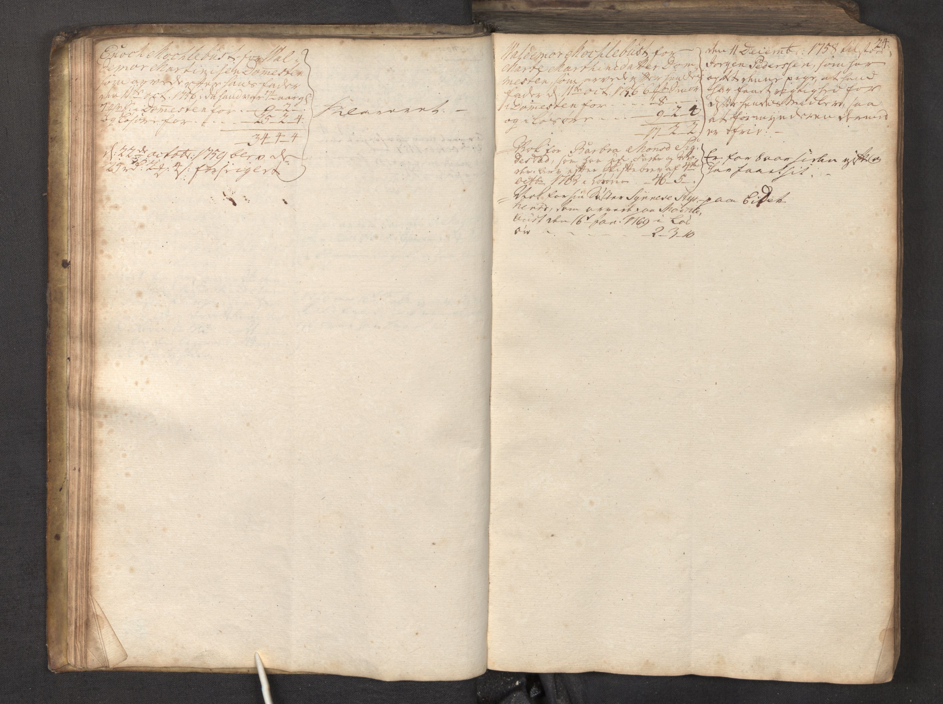 Nordfjord sorenskriveri, AV/SAB-A-2801/1/05/05a/L0004: Overformyndarprotokollar, 1755-1773