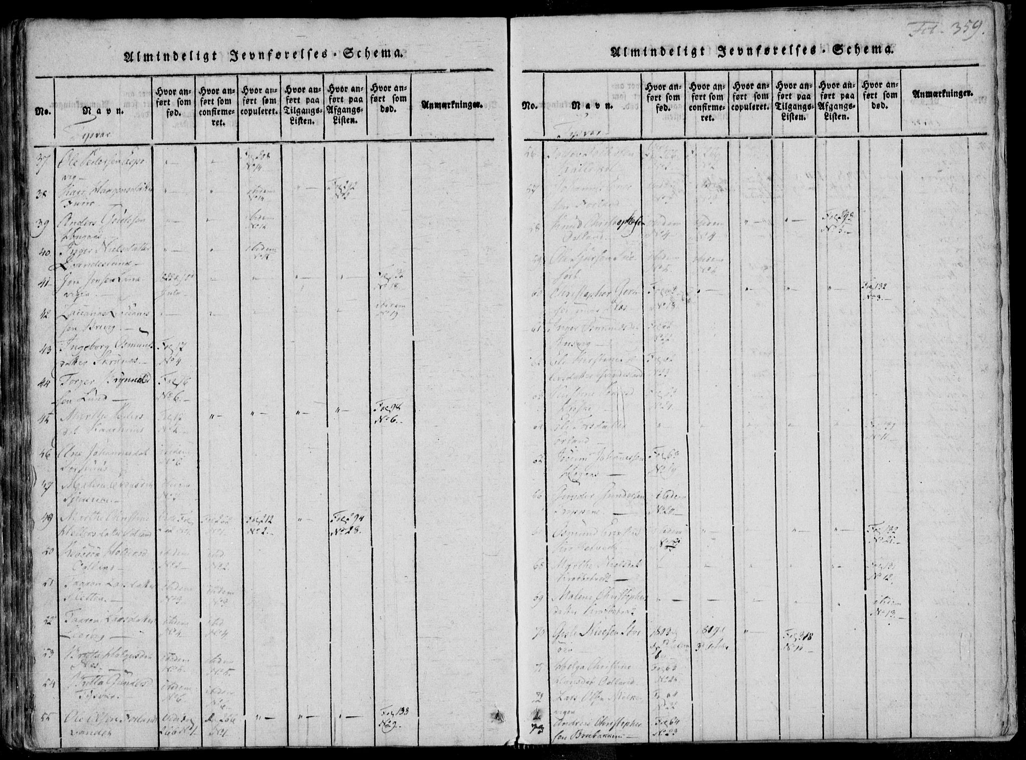 Skjold sokneprestkontor, AV/SAST-A-101847/H/Ha/Haa/L0004: Ministerialbok nr. A 4 /1, 1815-1830, s. 359