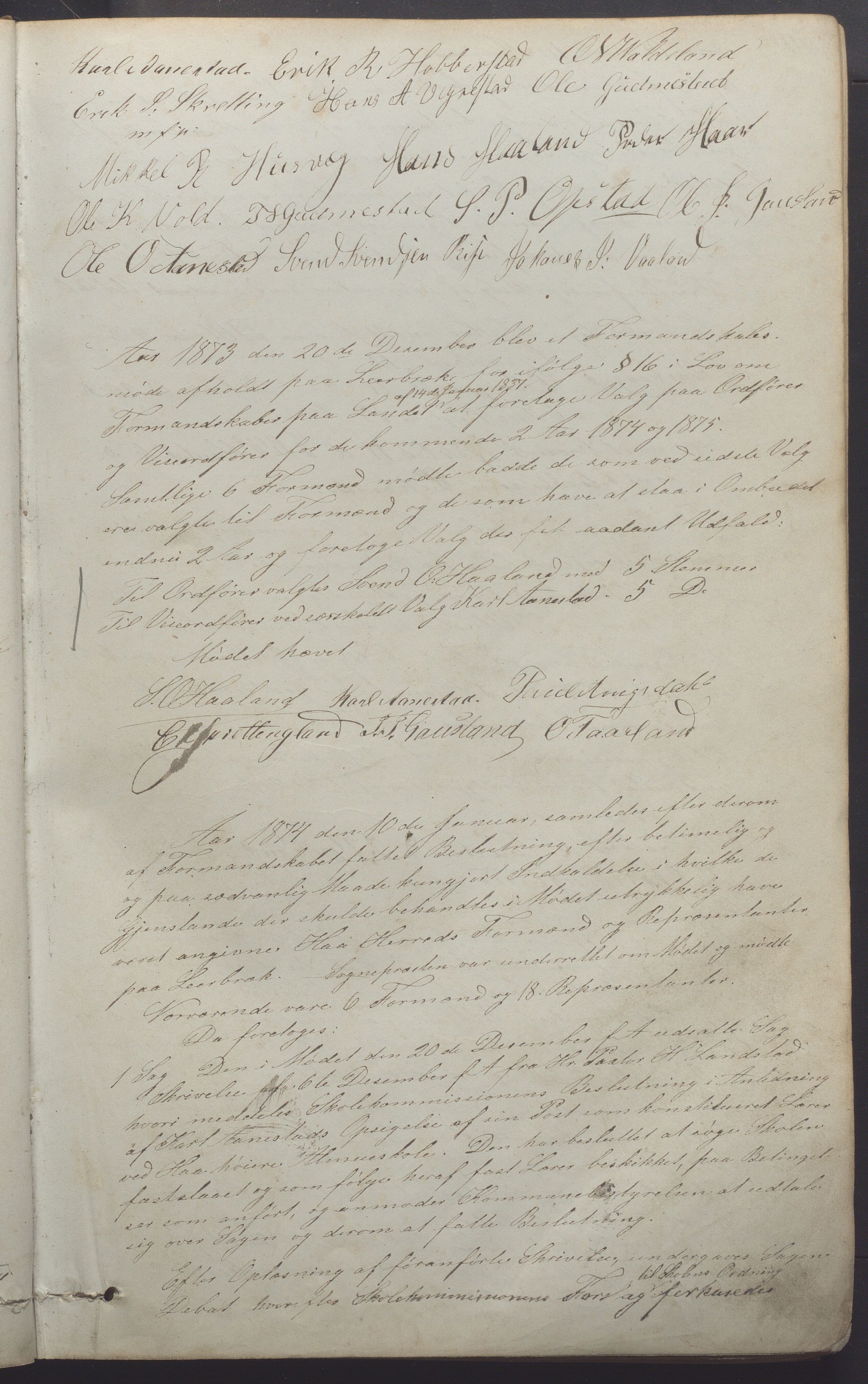 Haa kommune- Formannskapet, IKAR/K-100901/A/L0002: Møtebok, 1865-1881, s. 75a