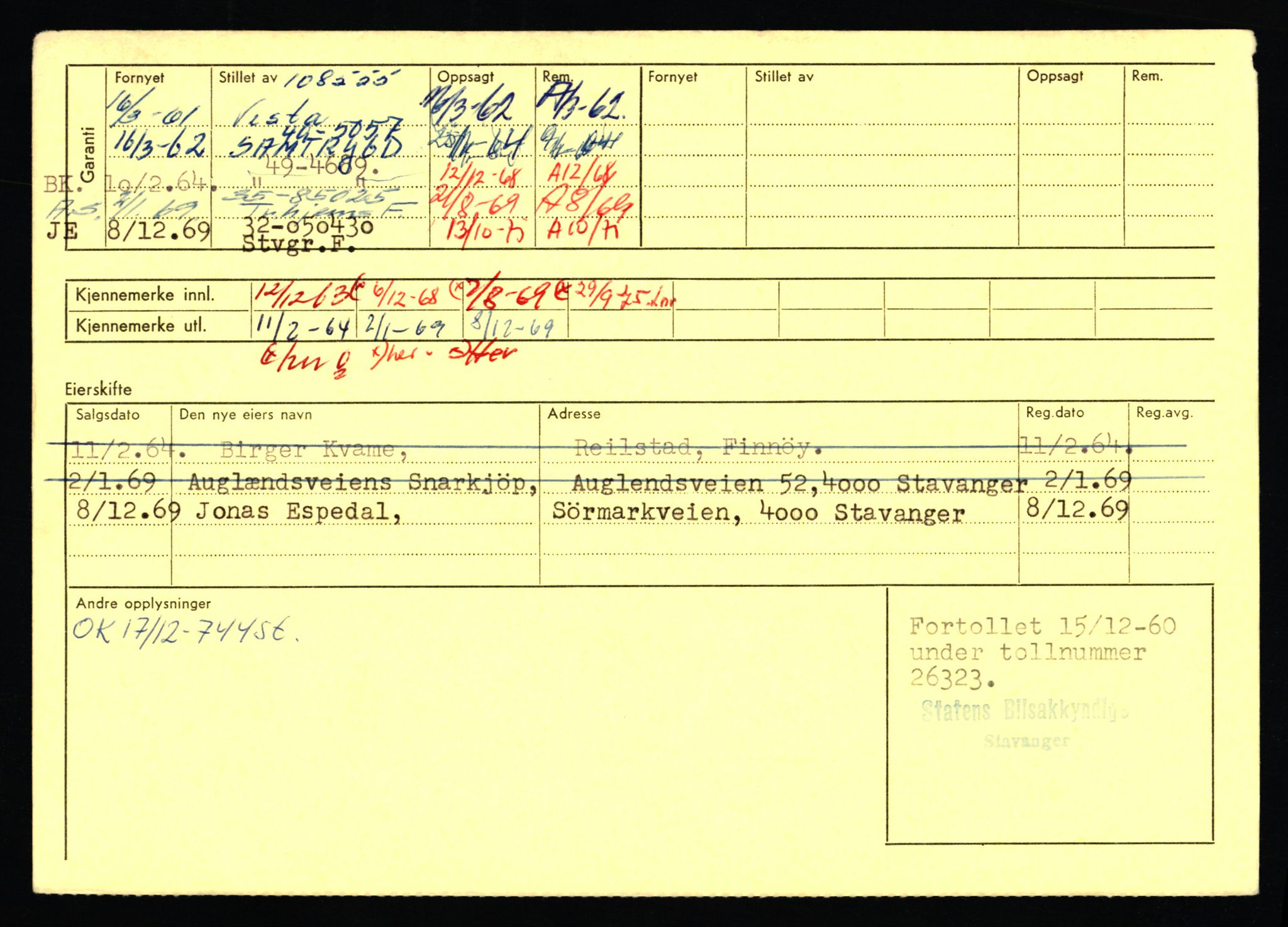 Stavanger trafikkstasjon, AV/SAST-A-101942/0/F/L0053: L-52900 - L-54199, 1930-1971, s. 1732