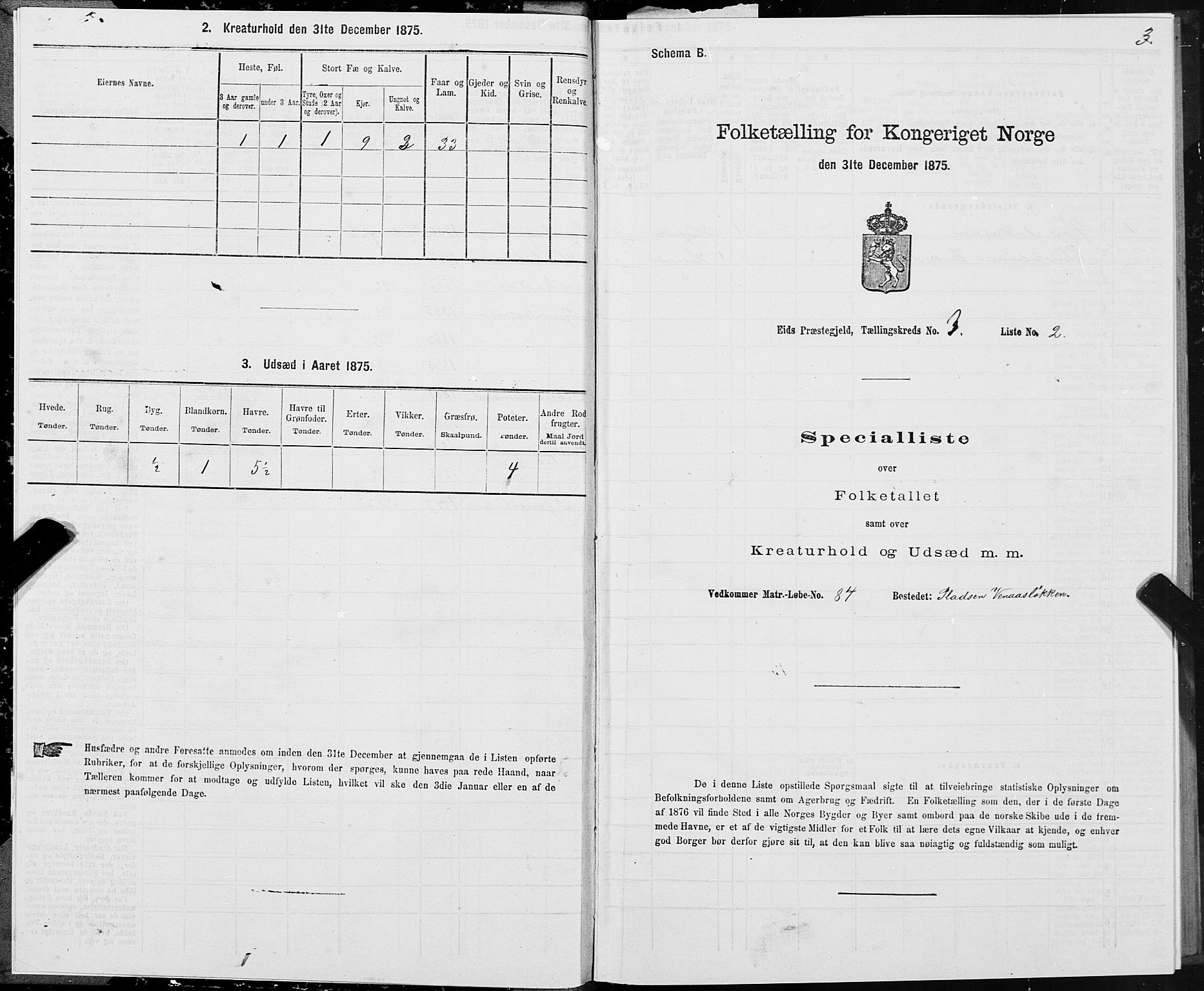 SAT, Folketelling 1875 for 1538P Eid prestegjeld, 1875, s. 2003