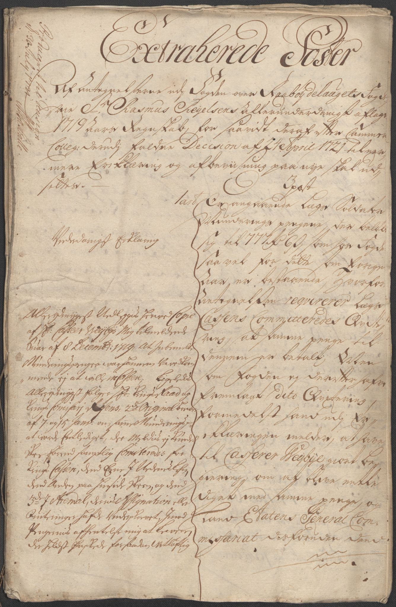 Rentekammeret inntil 1814, Reviderte regnskaper, Fogderegnskap, AV/RA-EA-4092/R40/L2453: Fogderegnskap Råbyggelag, 1718-1719, s. 586