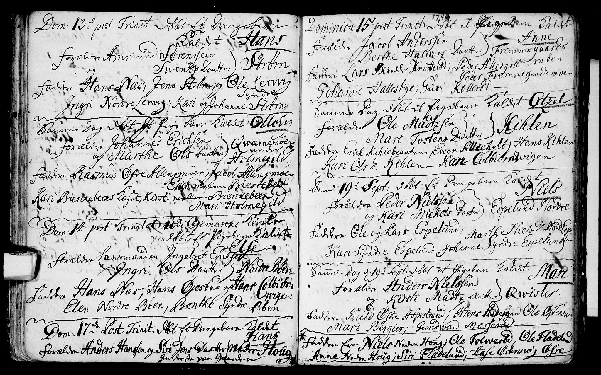 Aremark prestekontor Kirkebøker, AV/SAO-A-10899/F/Fa/L0002: Ministerialbok nr. I 2, 1745-1795
