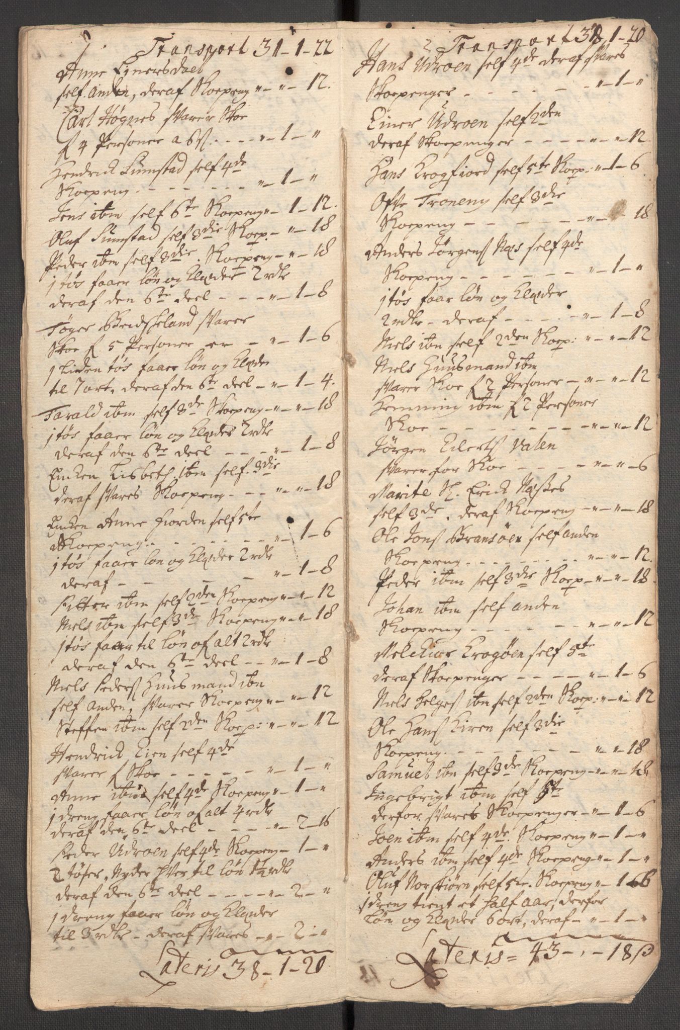 Rentekammeret inntil 1814, Reviderte regnskaper, Fogderegnskap, AV/RA-EA-4092/R57/L3860: Fogderegnskap Fosen, 1711, s. 420