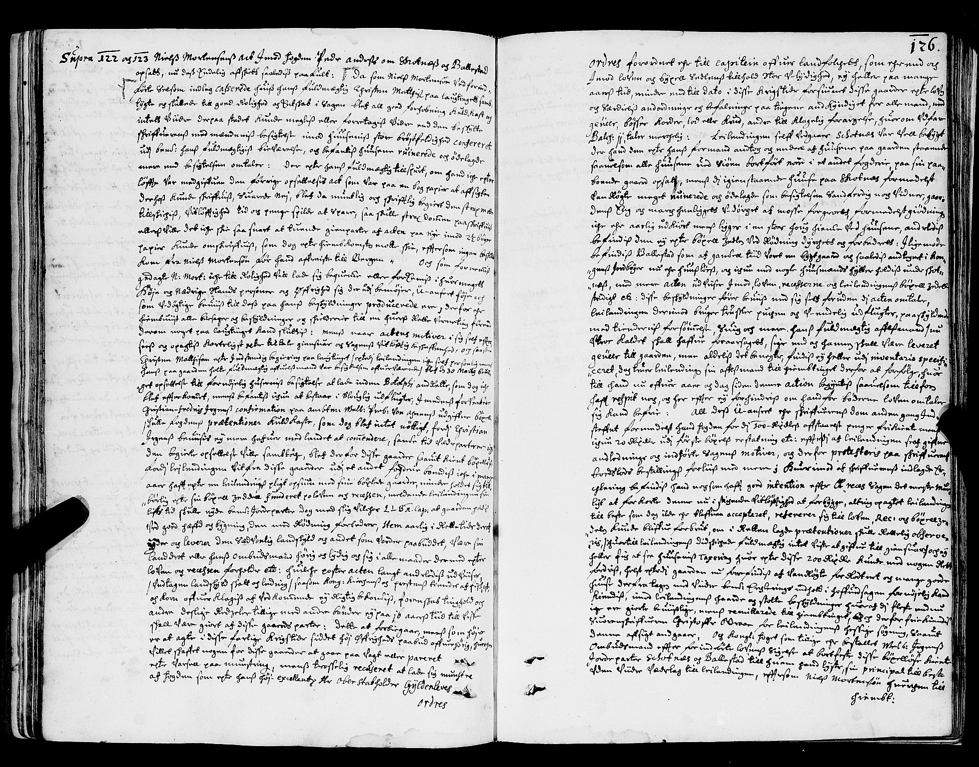 Nordland og Finnmarks lagstol, SAT/A-5608/X/L0002: Justisprotokoll, 1666-1690, s. 126