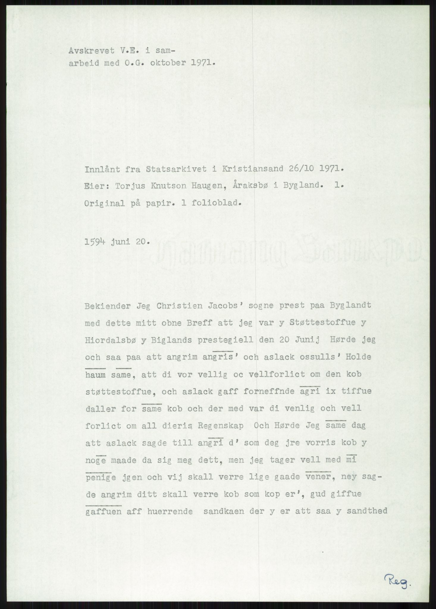 Samlinger til kildeutgivelse, Diplomavskriftsamlingen, AV/RA-EA-4053/H/Ha, s. 2757